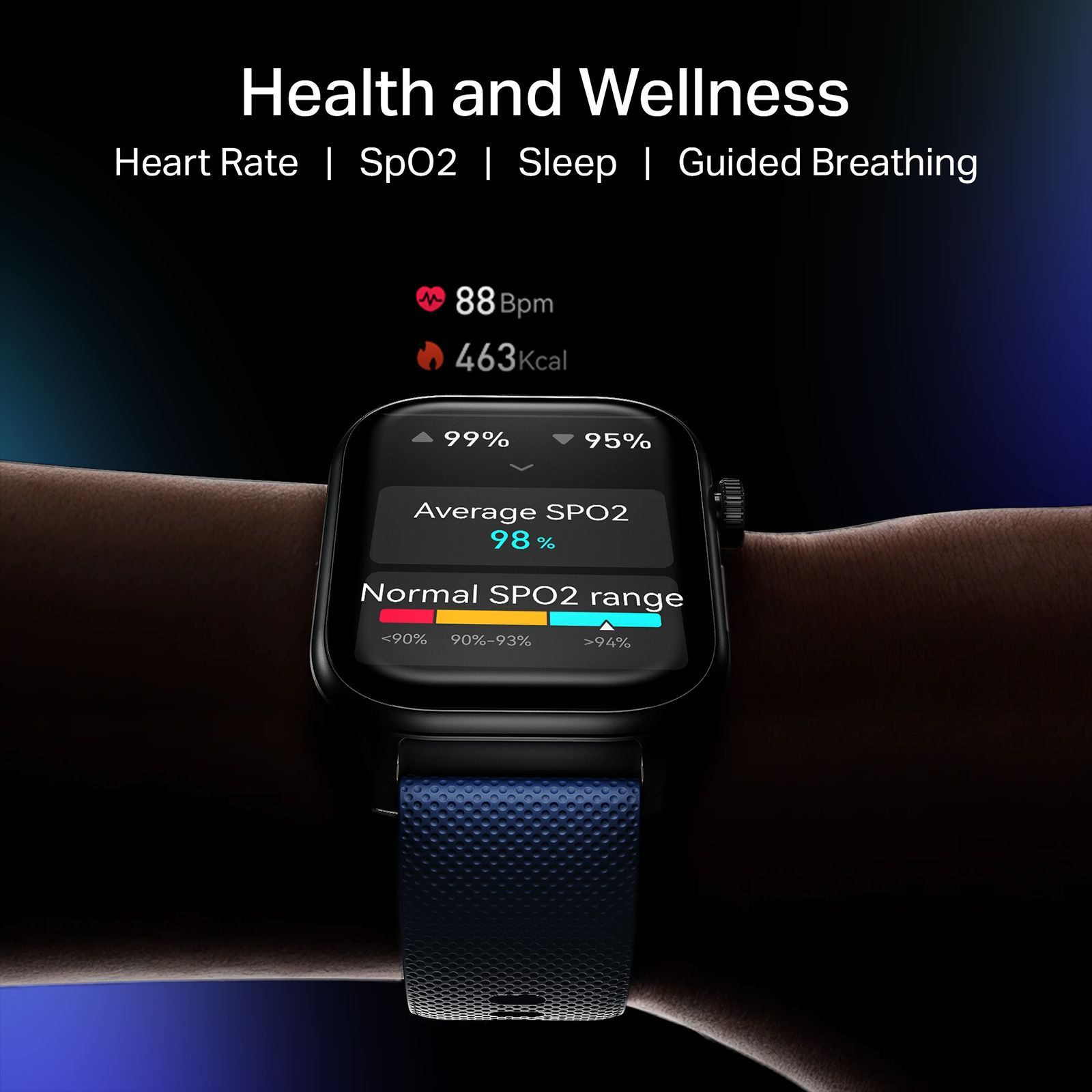 boAt Storm Infinity Smartwatch with Bluetooth Calling (46.48mm HD Display, IP68 Dust, Sweat and Splash Proof, Deep Blue)_5