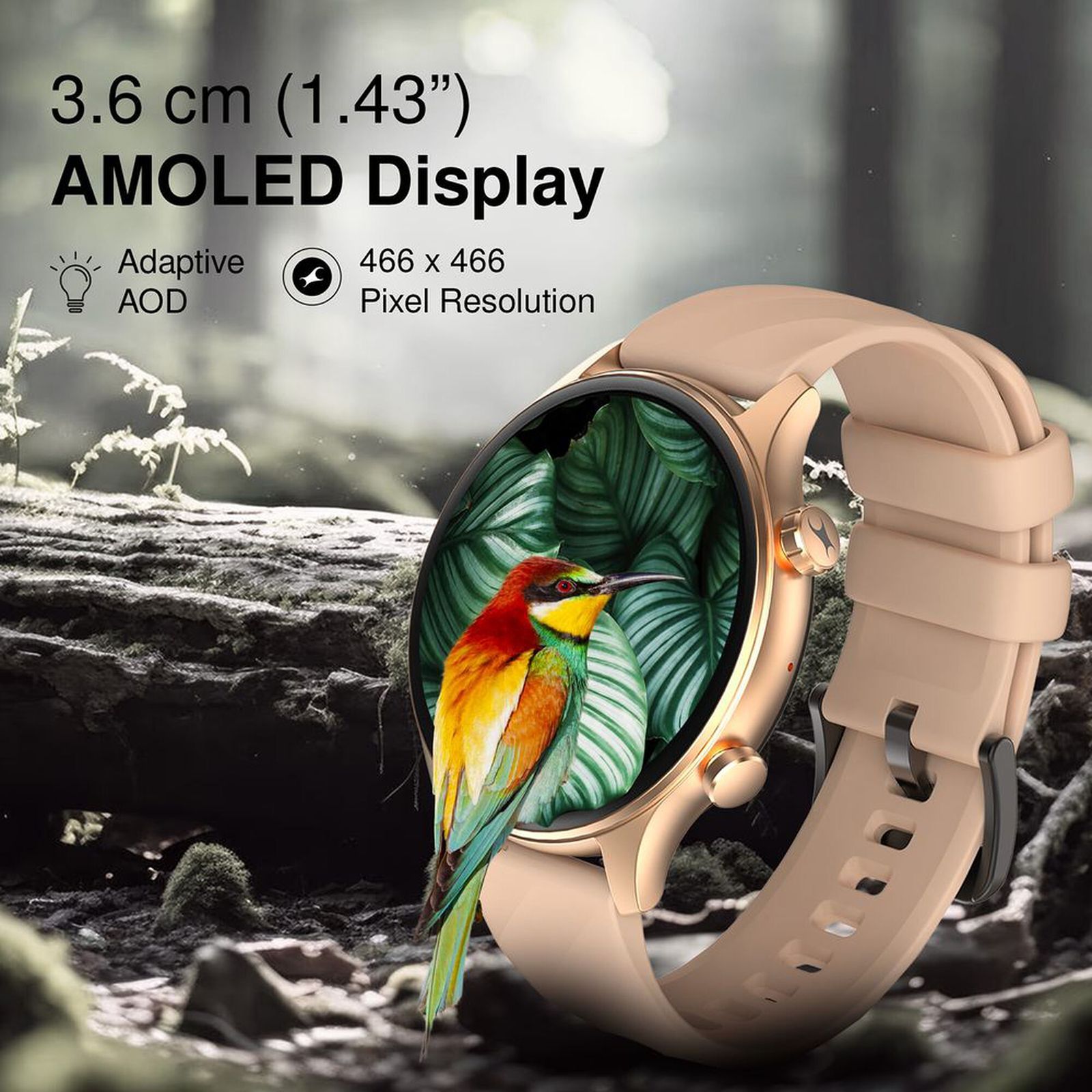 fastrack Optimus 2 Pro Smartwatch with Bluetooth Calling (36.3mm AMOLED Display, IP68 Water Resistant, Black Strap) fastrack Optimus 2 Pro Smartwatch with Bluetooth Calling (36.3mm AMOLED Display, IP68 Water Resistant, Black Strap)_4