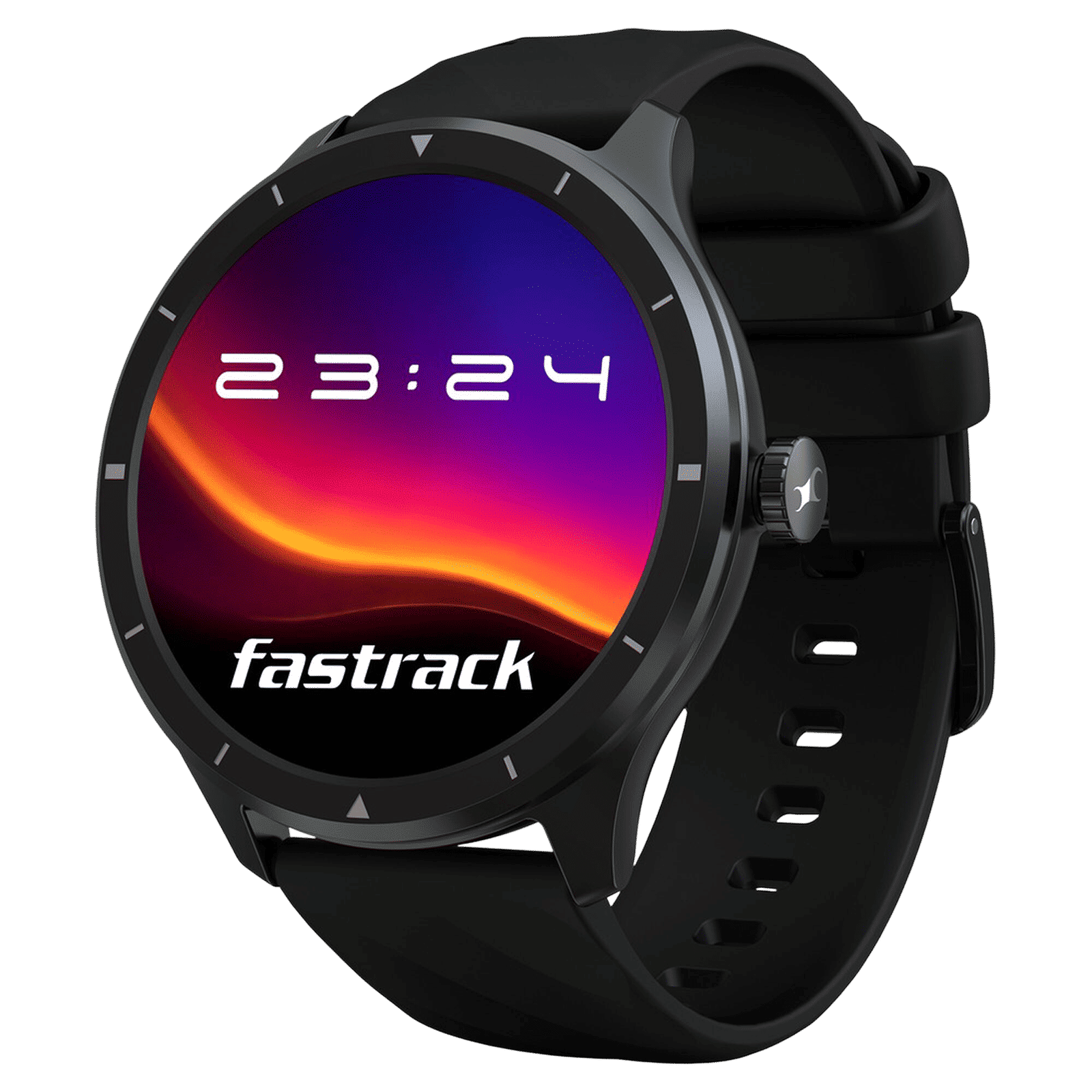 fastrack Revoltt FR2 Smartwatch with Bluetooth Calling (35mm UltraVU TFT Display, IP68 Water Resistant, Black Strap)_1