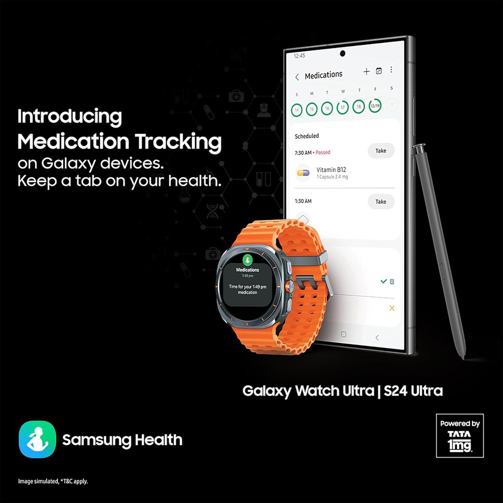 SAMSUNG Galaxy Watch Ultra 2025 GPS+BT+Wi-Fi+LTE Wear OS Smartwatch (47mm Super AMOLED Display, 3nm Processor, Fall Detection, Marine Strap)_9