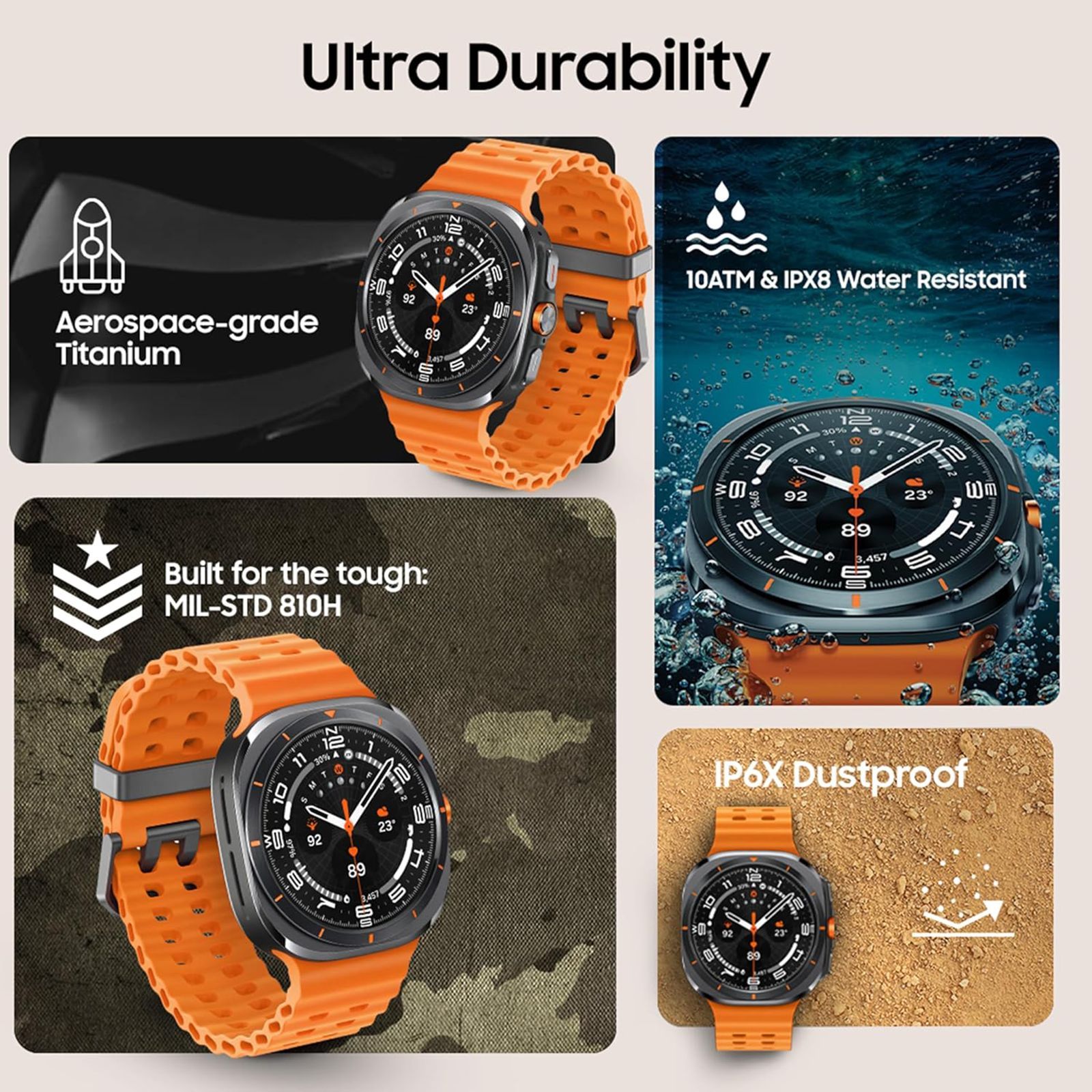 SAMSUNG Galaxy Watch Ultra 2025 GPS+BT+Wi-Fi+LTE Wear OS Smartwatch (47mm Super AMOLED Display, 3nm Processor, Fall Detection, Marine Strap)_15