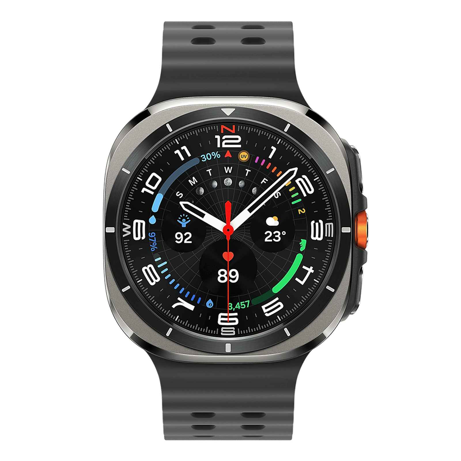 SAMSUNG Galaxy Watch Ultra 2025 GPS+BT+Wi-Fi+LTE Wear OS Smartwatch (47mm Super AMOLED Display, 3nm Processor, Fall Detection, Marine Strap)_1