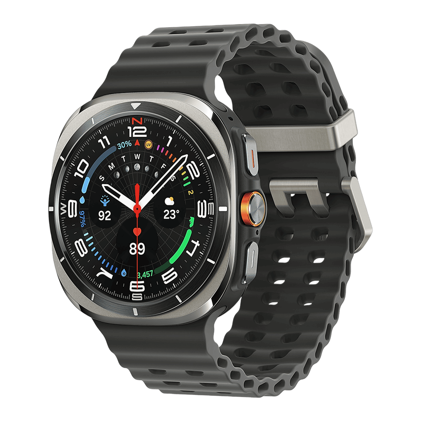 SAMSUNG Galaxy Watch Ultra 2025 GPS+BT+Wi-Fi+LTE Wear OS Smartwatch (47mm Super AMOLED Display, 3nm Processor, Fall Detection, Marine Strap)_2