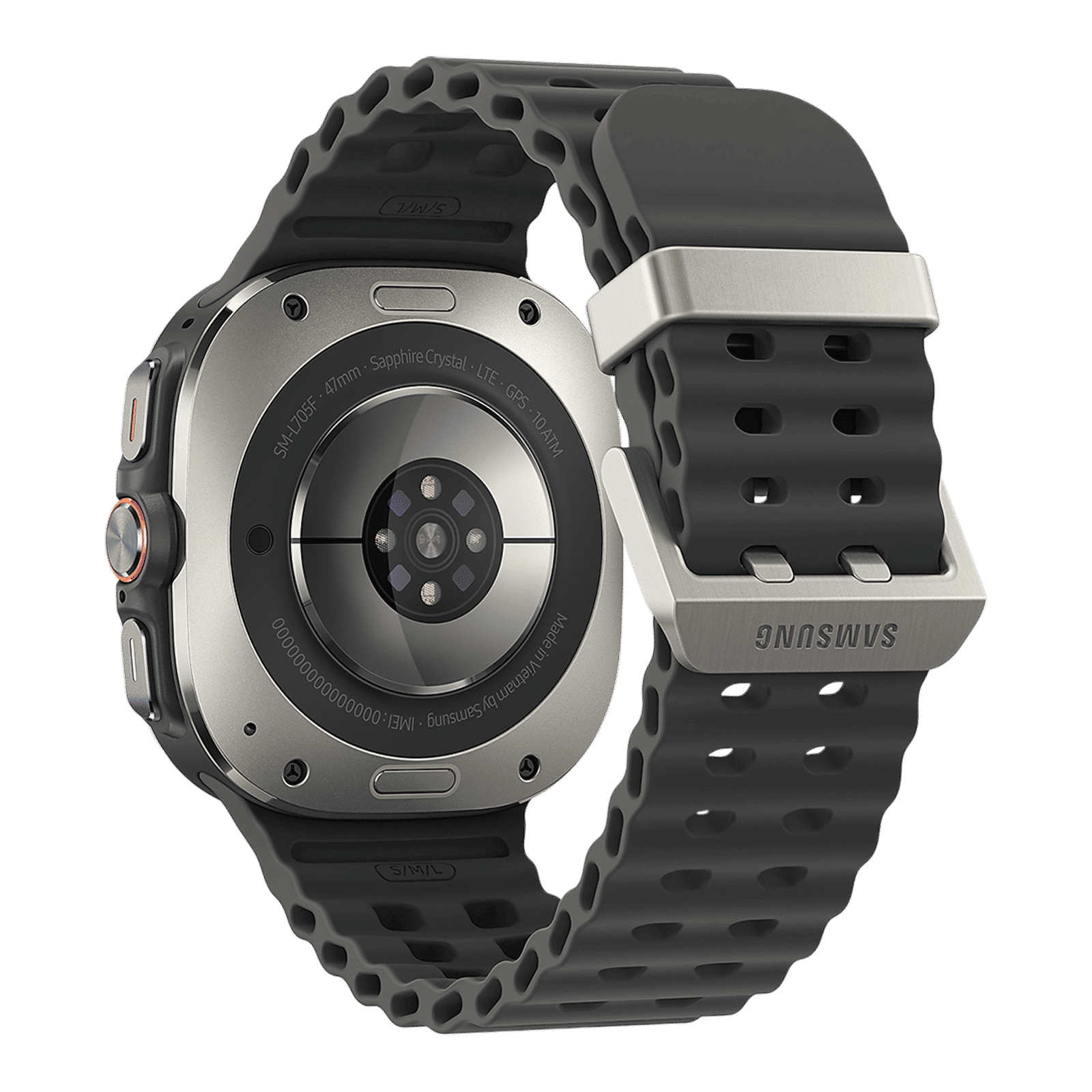 SAMSUNG Galaxy Watch Ultra 2025 GPS+BT+Wi-Fi+LTE Wear OS Smartwatch (47mm Super AMOLED Display, 3nm Processor, Fall Detection, Marine Strap)_3