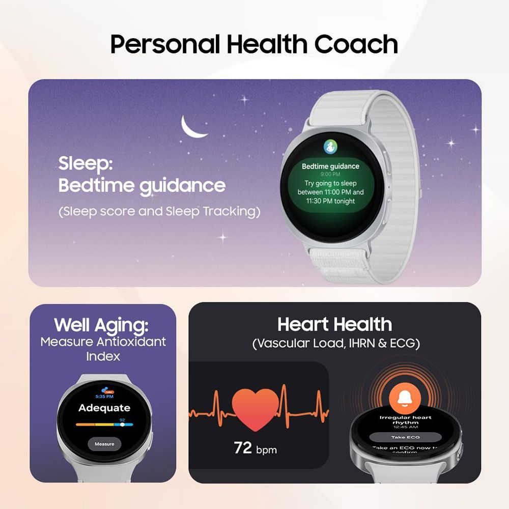 SAMSUNG Galaxy Watch8 Wi-Fi+BT+GPS+LTE Wear OS Smartwatch (44mm Super AMOLED Display, 3nm Processor, Fall Detection, Sport Strap) SAMSUNG Galaxy Watch8 Wi-Fi+BT+GPS+LTE Wear OS Smartwatch (44mm Super AMOLED Display, 3nm Processor, Fall Detection, Sport Strap)_8