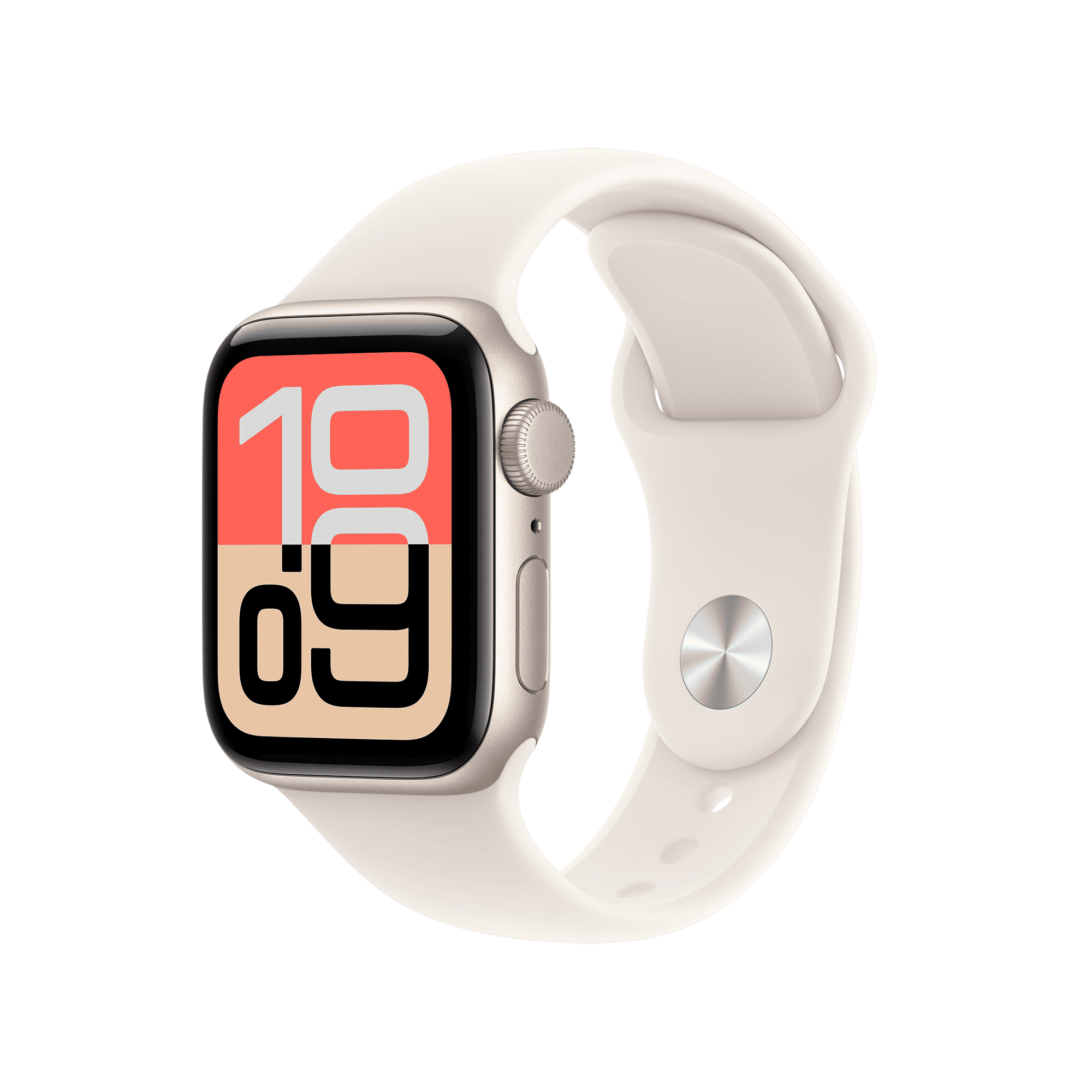 Apple Watch SE 3 GPS with Starlight Sport Band - M/L (40mm Retina LTPO OLED Display, Starlight Aluminium Case)_1