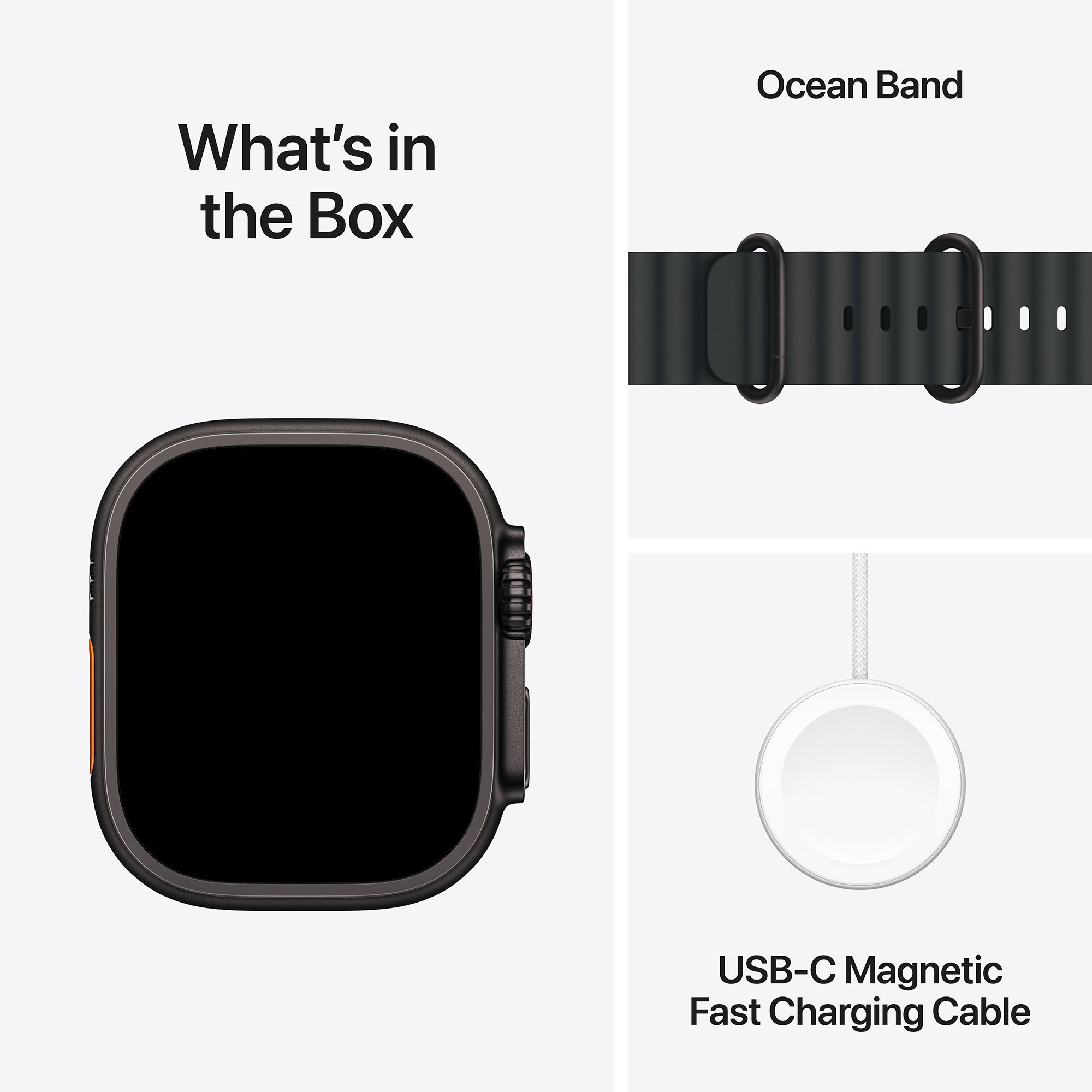 Apple Watch Ultra 3 GPS+Cellular with Black Ocean Band (49mm Retina LTPO3 OLED Display, Black Titanium Case) _8