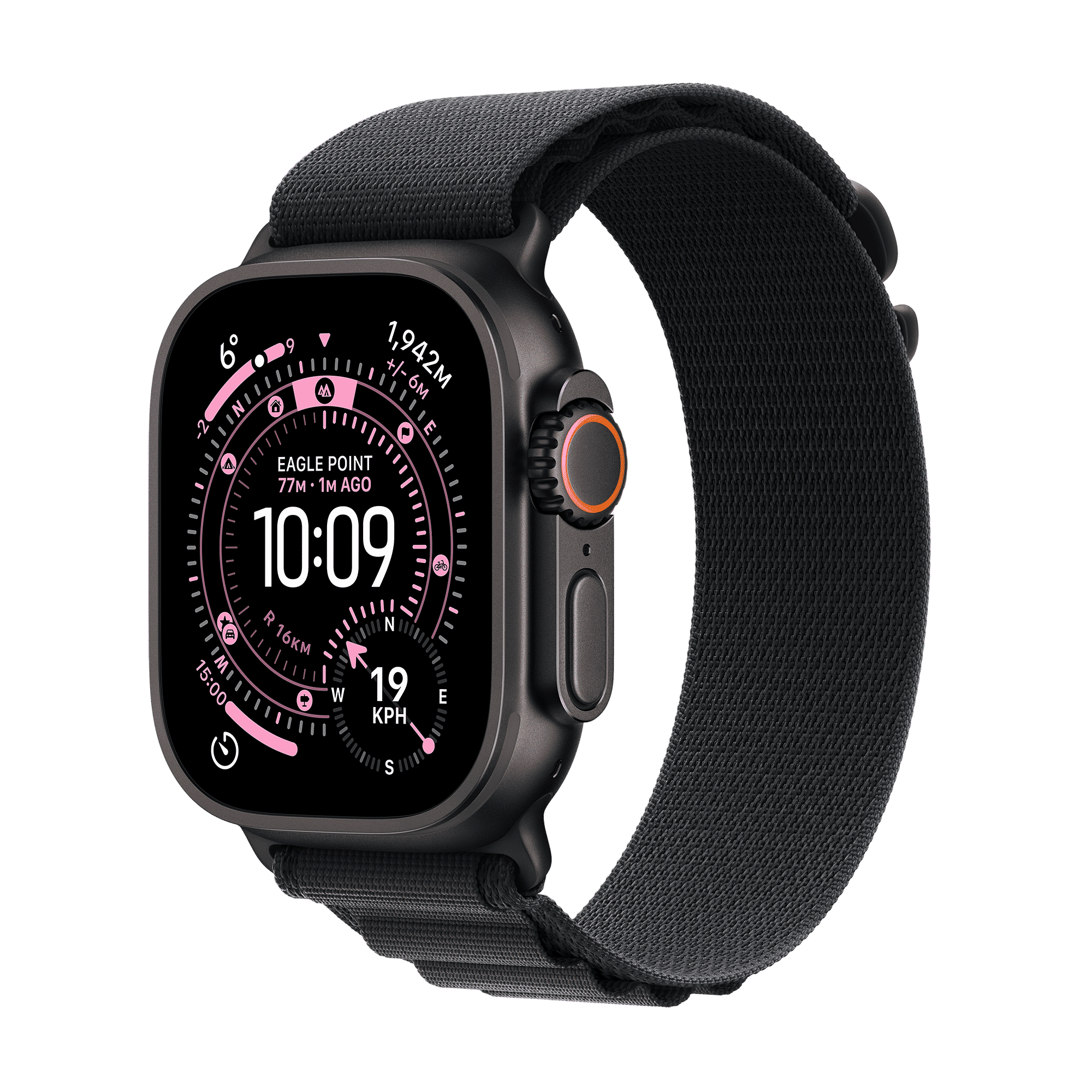 Apple Watch Ultra 3 GPS+Cellular with Black Alpine Loop - S (49mm Retina LTPO3 OLED Display, Black Titanium Case) _1