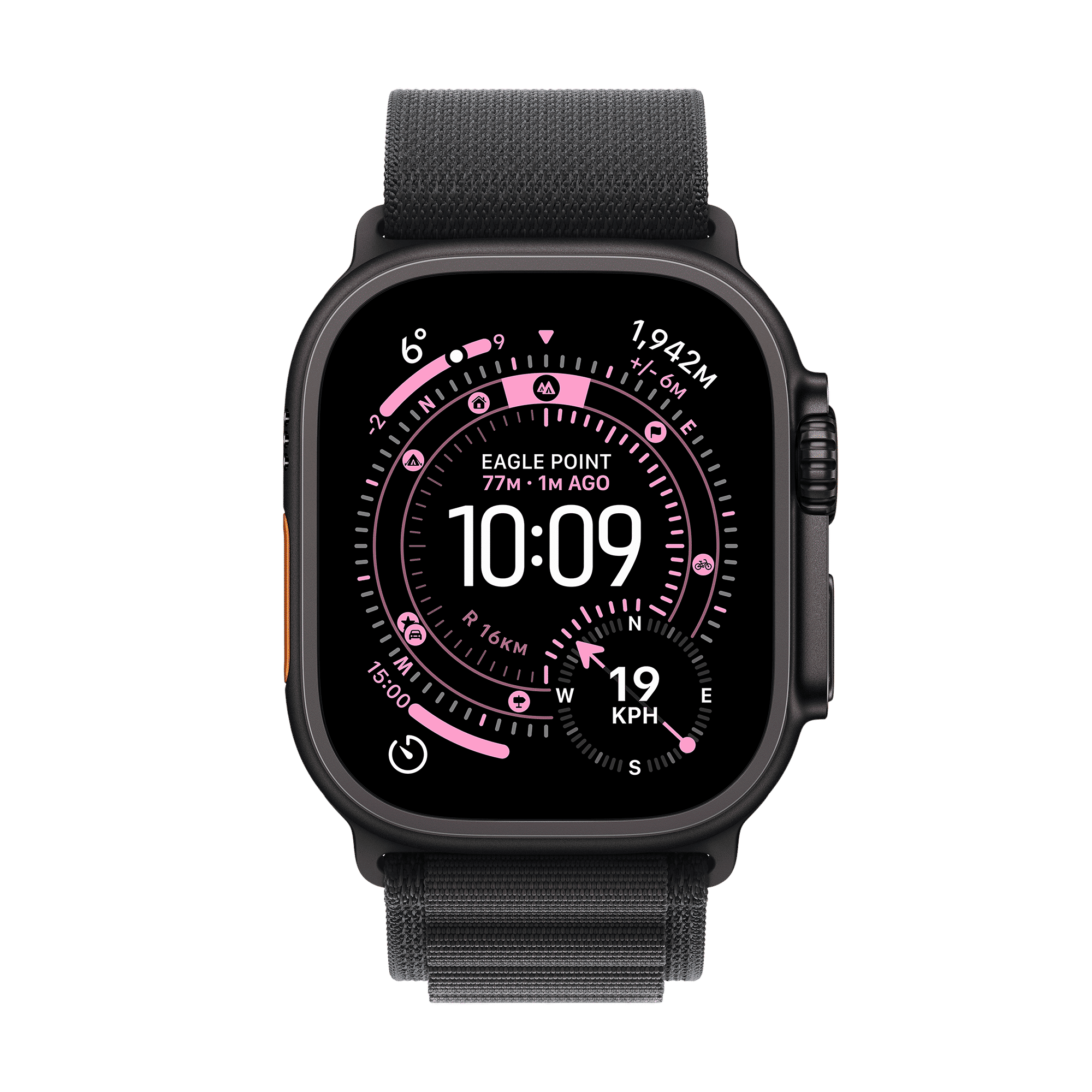 Apple Watch Ultra 3 GPS+Cellular with Black Alpine Loop - S (49mm Retina LTPO3 OLED Display, Black Titanium Case) _2