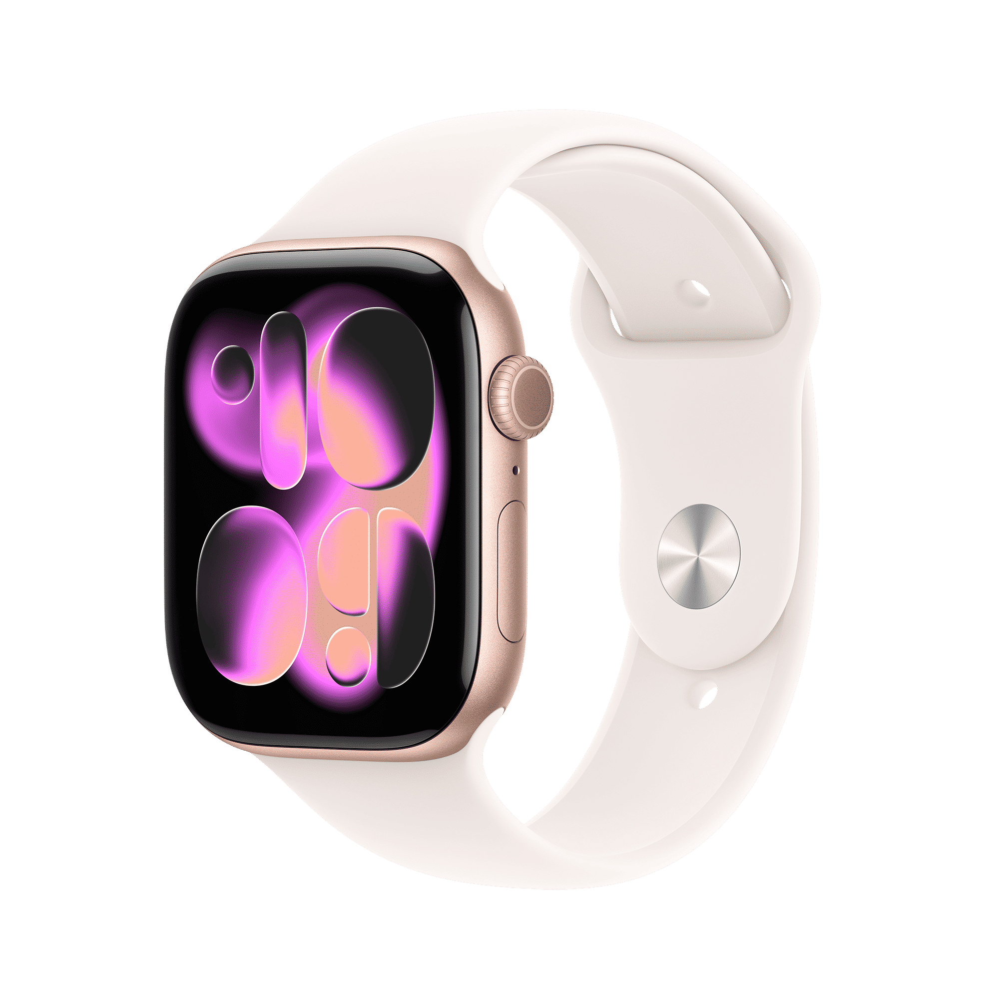 Apple Watch Series 11 GPS+Cellular with Light Blush Sport Band - S/M (46mm Retina LTPO3 OLED Display, Rose Gold Aluminium Case)_1