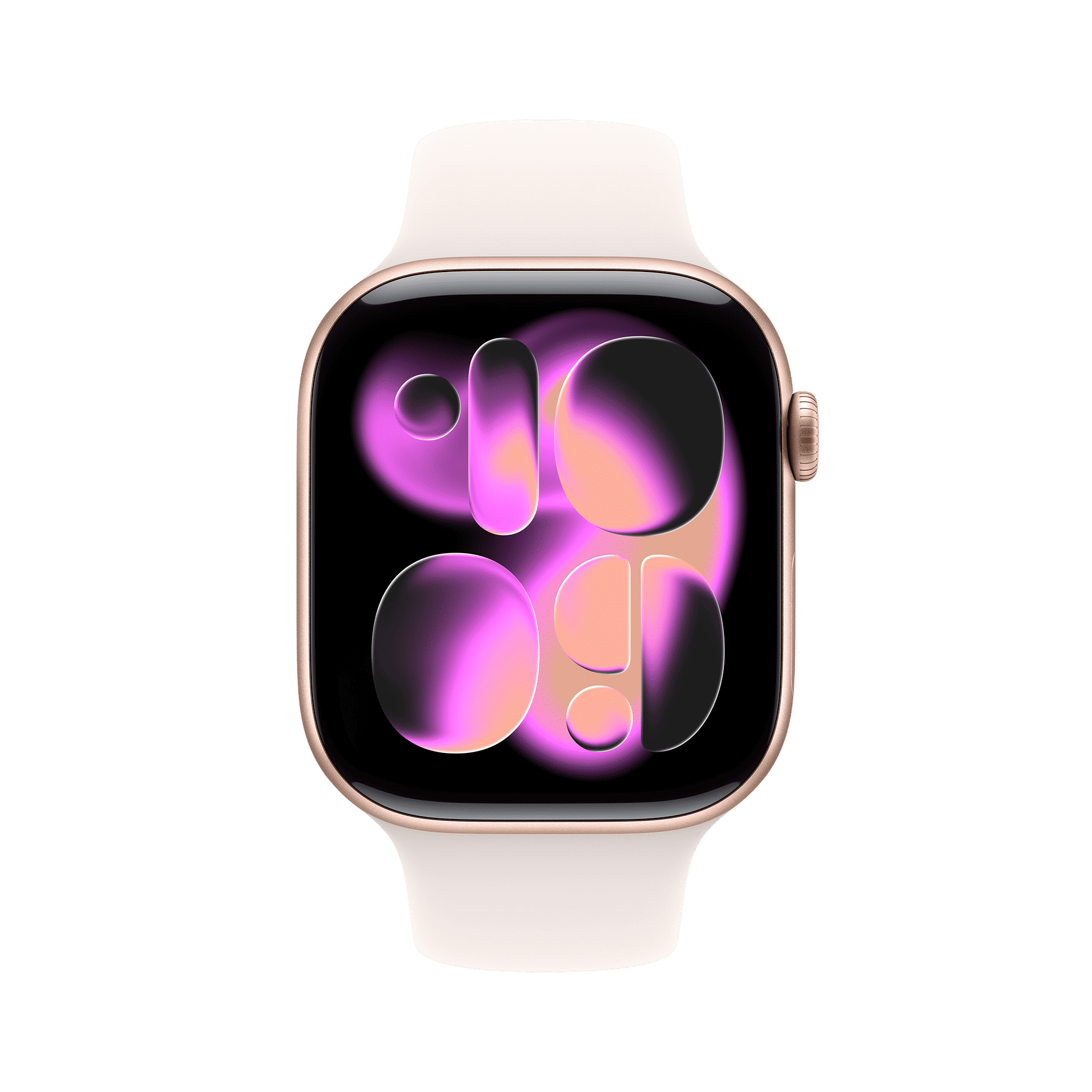 Apple Watch Series 11 GPS+Cellular with Light Blush Sport Band - S/M (46mm Retina LTPO3 OLED Display, Rose Gold Aluminium Case)_2
