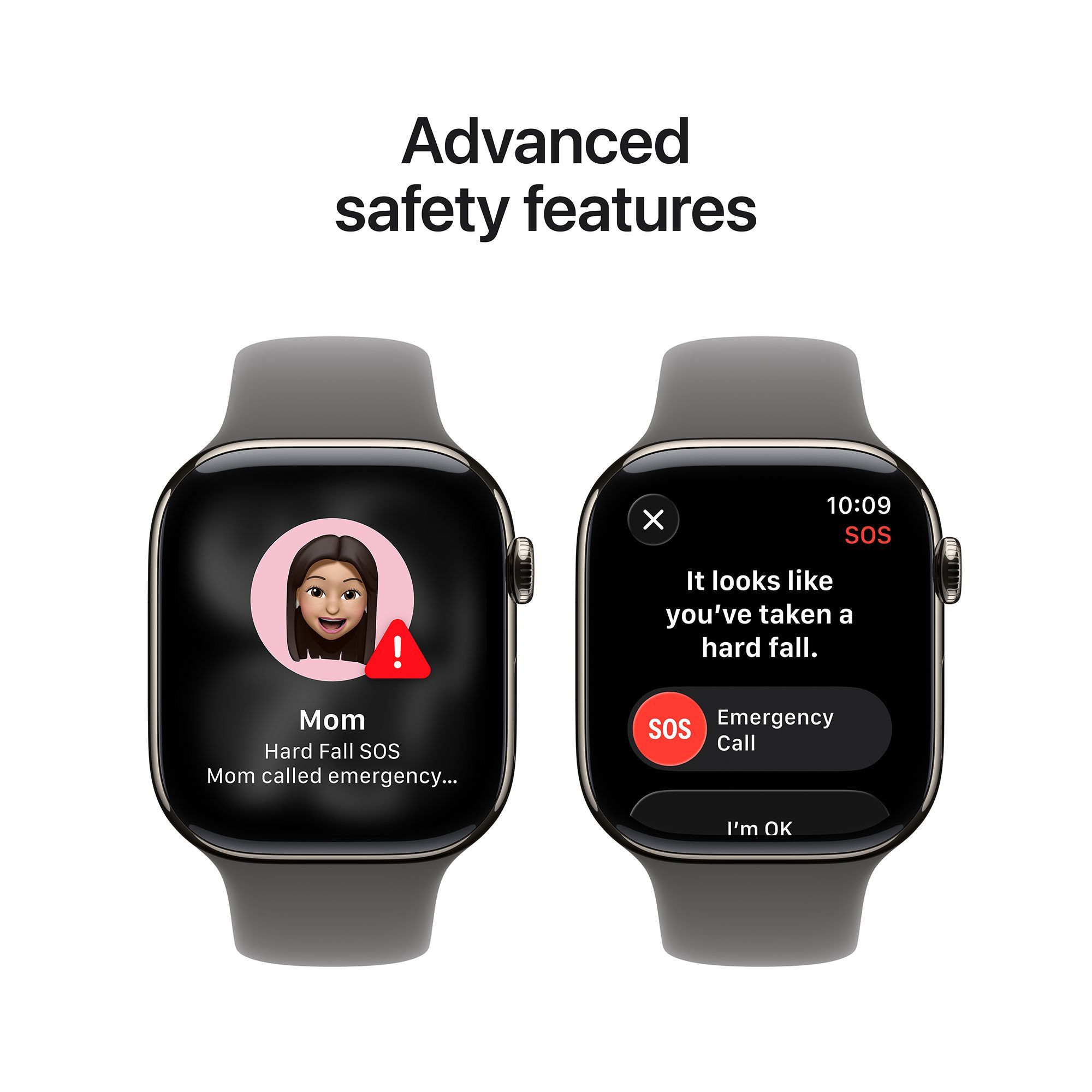 Apple Watch Series 11 GPS+Cellular with Stone Grey Sport Band - M/L (46mm Retina LTPO3 OLED Display, Natural Titanium Case)_6