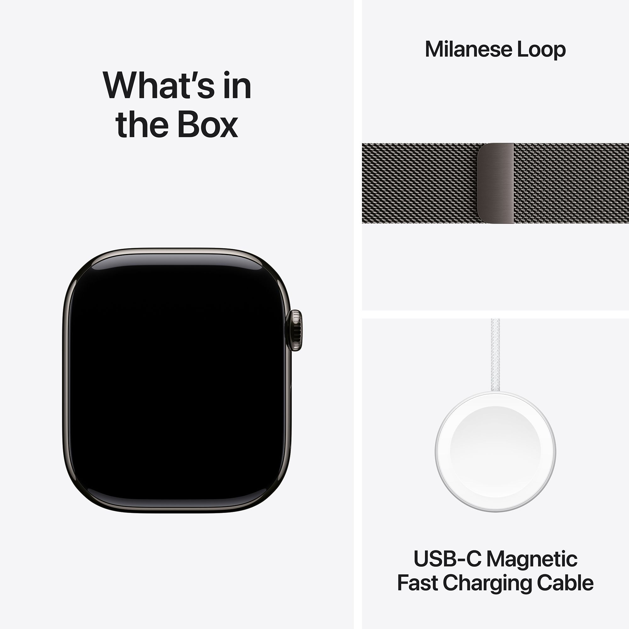 Apple Watch Series 11 GPS+Cellular with Slate Milanese Loop - M/L (46mm Retina LTPO3 OLED Display, Slate Titanium Case) Apple Watch Series 11 GPS+Cellular with Slate Milanese Loop - M/L (46mm Retina LTPO3 OLED Display, Slate Titanium Case)_9