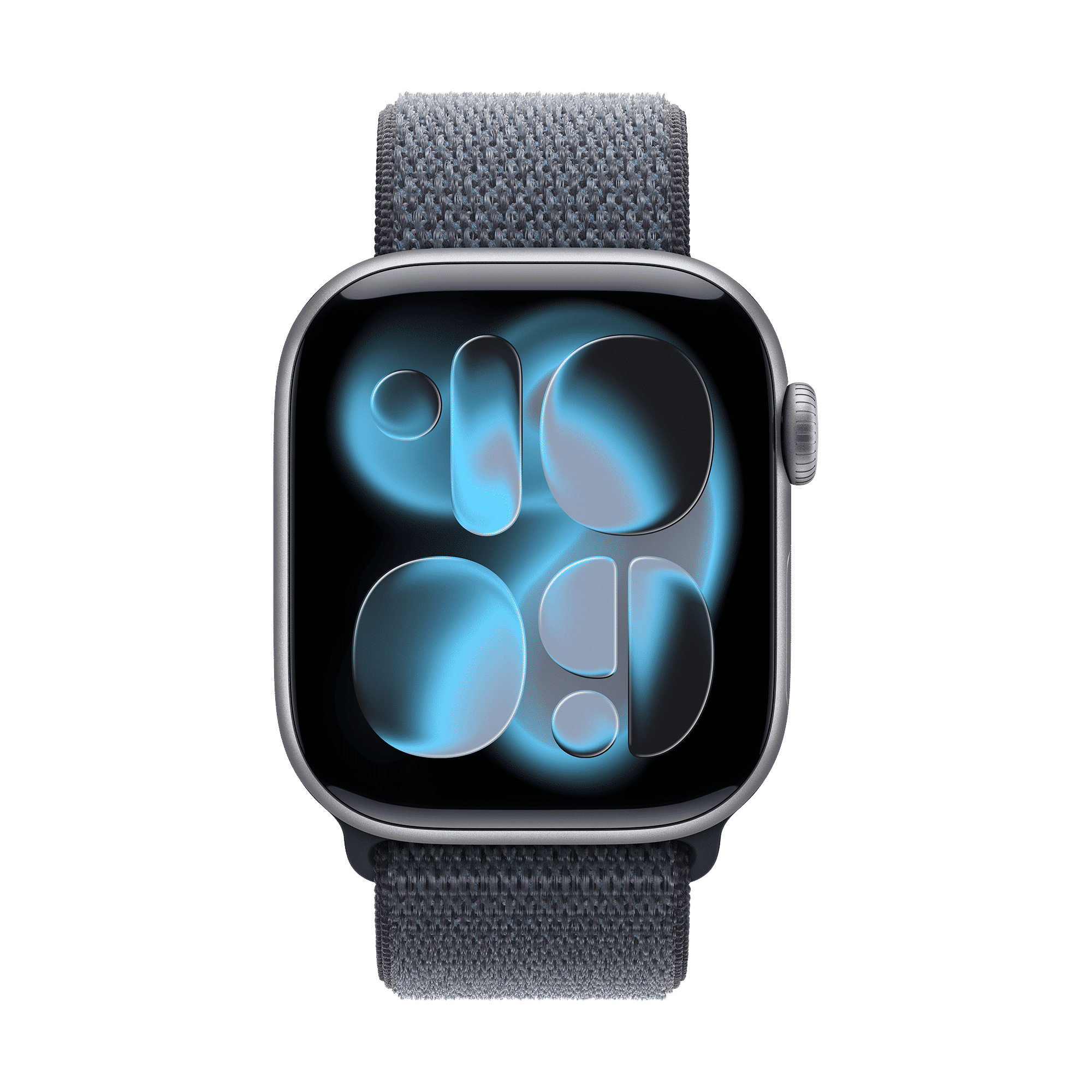 Apple Nylon, Polyester & Spandex Sport Loop for Apple (38mm / 40mm / 41mm / 42mm) (Hook & Loop Fastener, Anchor Blue)_3