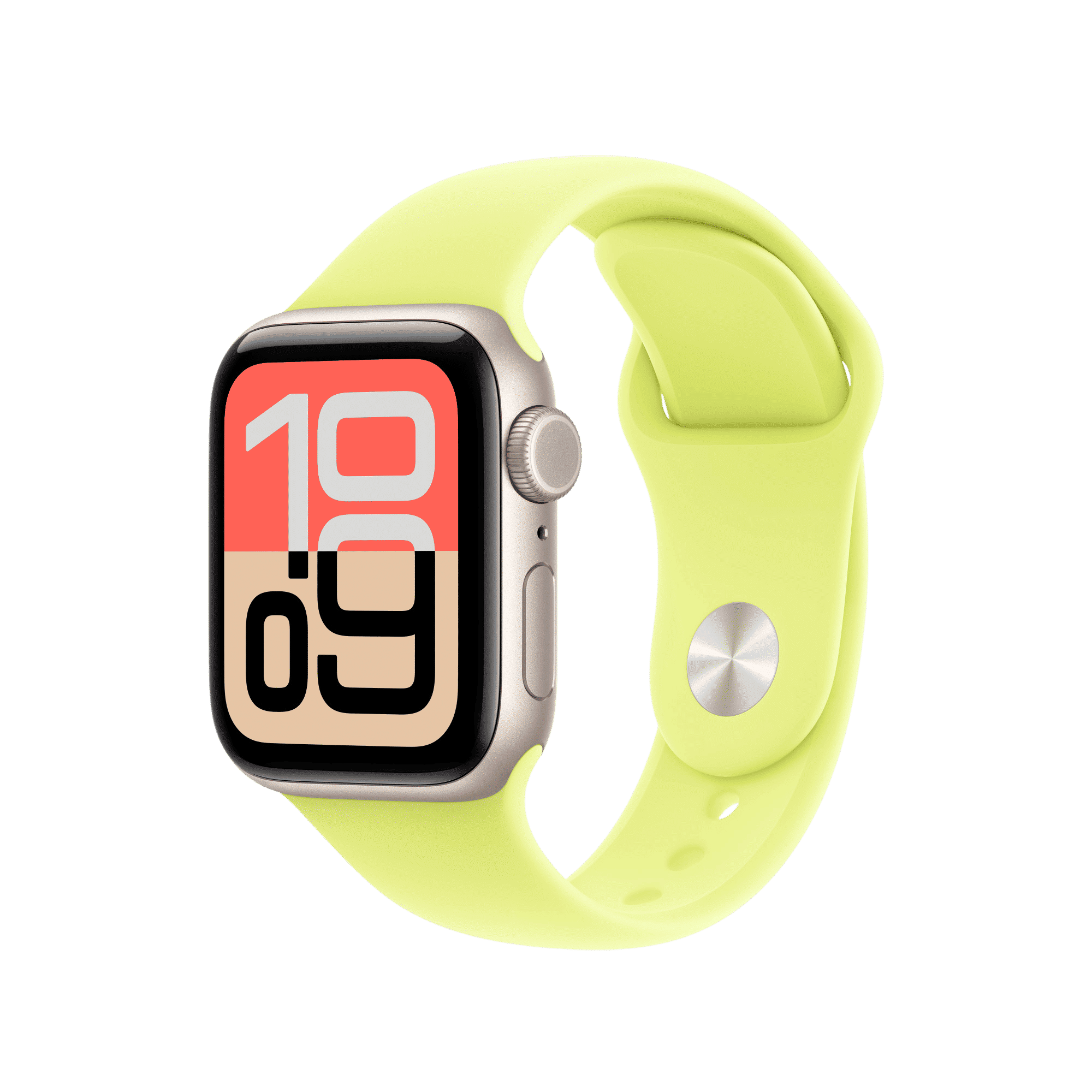 Apple Fluoroelastomer Sport Band for Apple Watch (38mm / 40mm / 41mm, S/M) (Durable & Strong, Neon Yellow)_2