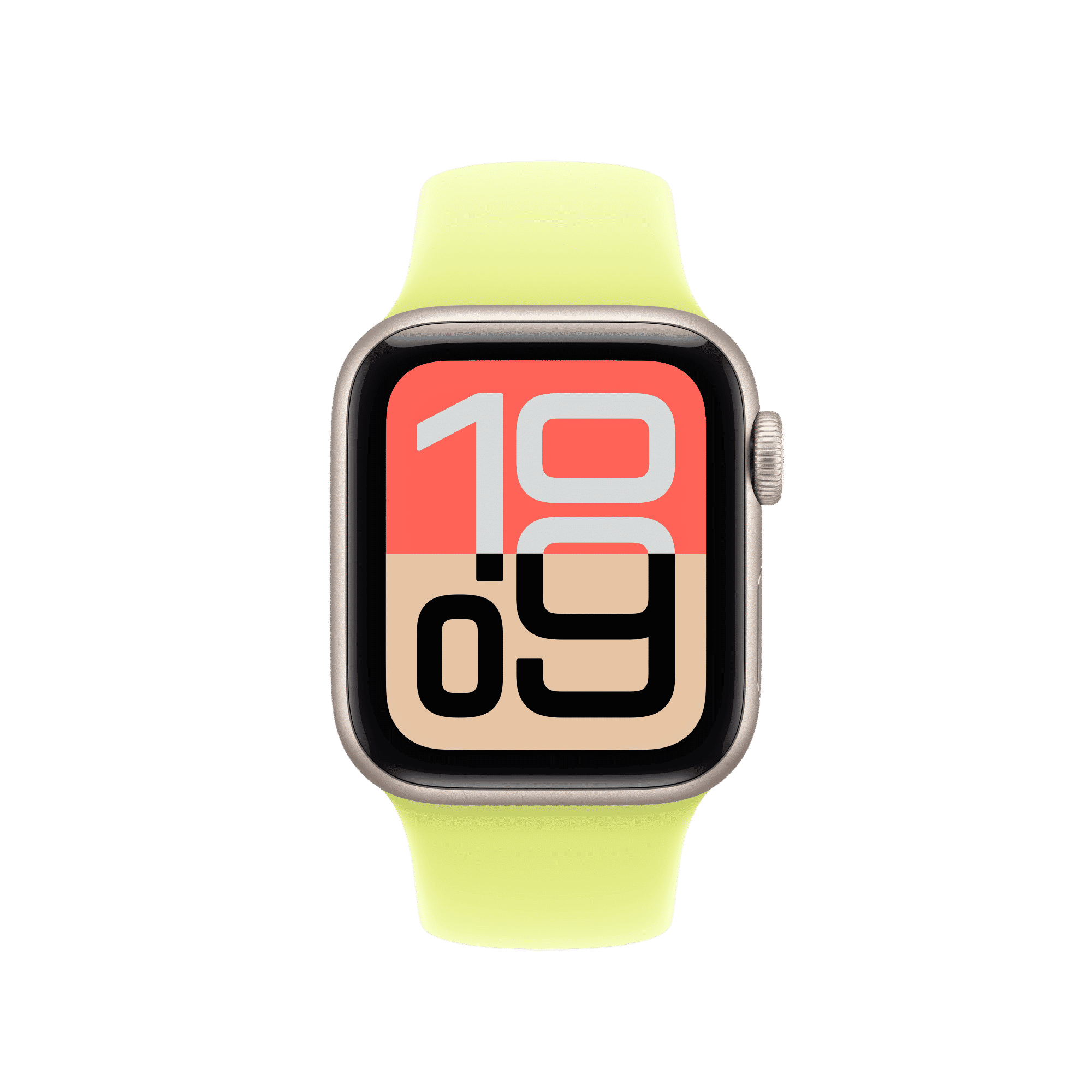 Apple Fluoroelastomer Sport Band for Apple Watch (38mm / 40mm / 41mm, S/M) (Durable & Strong, Neon Yellow)_3