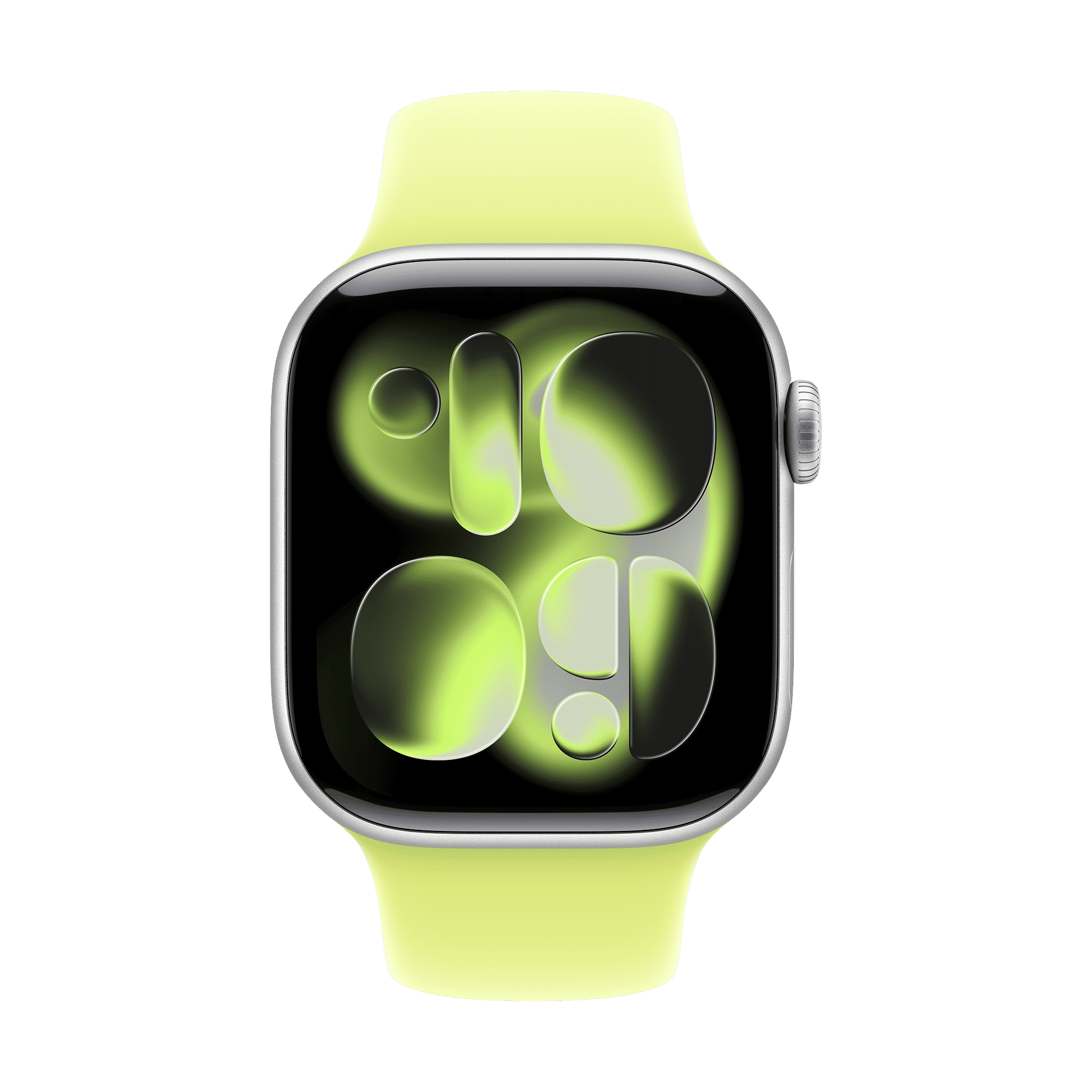 Apple Fluoroelastomer Sport Band for Apple Watch (38mm / 40mm / 41mm / 42mm, S/M) (Durable & Strong, Neon Yellow)_3