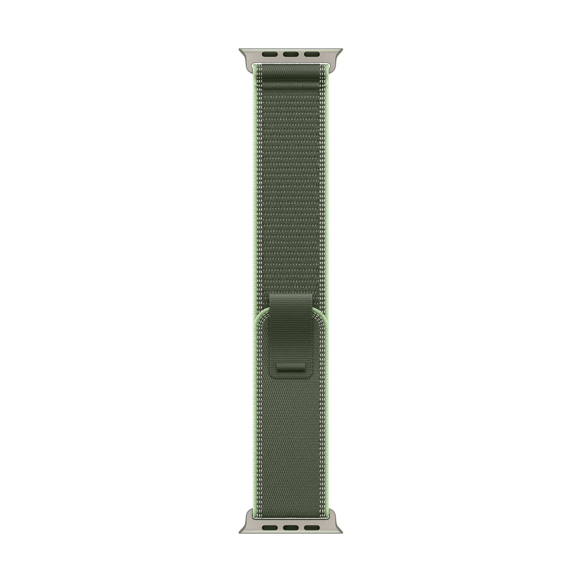 Apple Polyester, Spandex, Nylon & Natural Titanium Trail Loop for Apple Watch (44mm / 45mm / 46mm / 49mm, S/M) (Ultra‑thin, Green & Neon) Apple Polyester, Spandex, Nylon & Natural Titanium Trail Loop for Apple Watch (44mm / 45mm / 46mm / 49mm, S/M) (Ultra‑thin, Green & Neon)_1