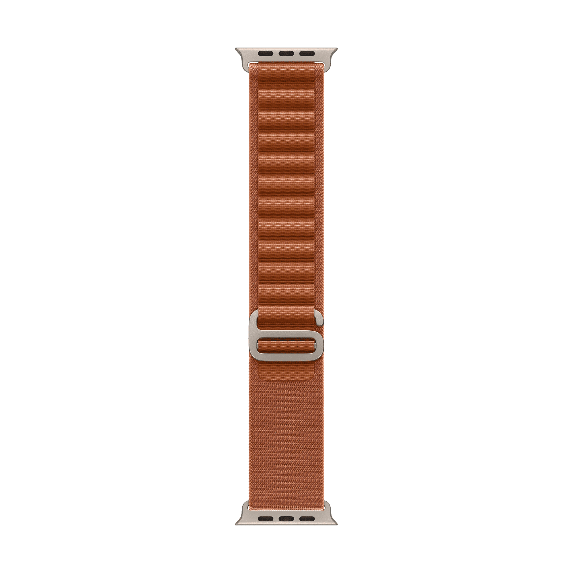 Apple Spandex, Polyester & Natural Titanium Alpine Loop for Apple Watch (44mm / 45mm / 46mm / 49mm, S/M) (Corrosion Resistant, Terra Cotta) Apple Spandex, Polyester & Natural Titanium Alpine Loop for Apple Watch (44mm / 45mm / 46mm / 49mm, S/M) (Corrosion Resistant, Terra Cotta)_1
