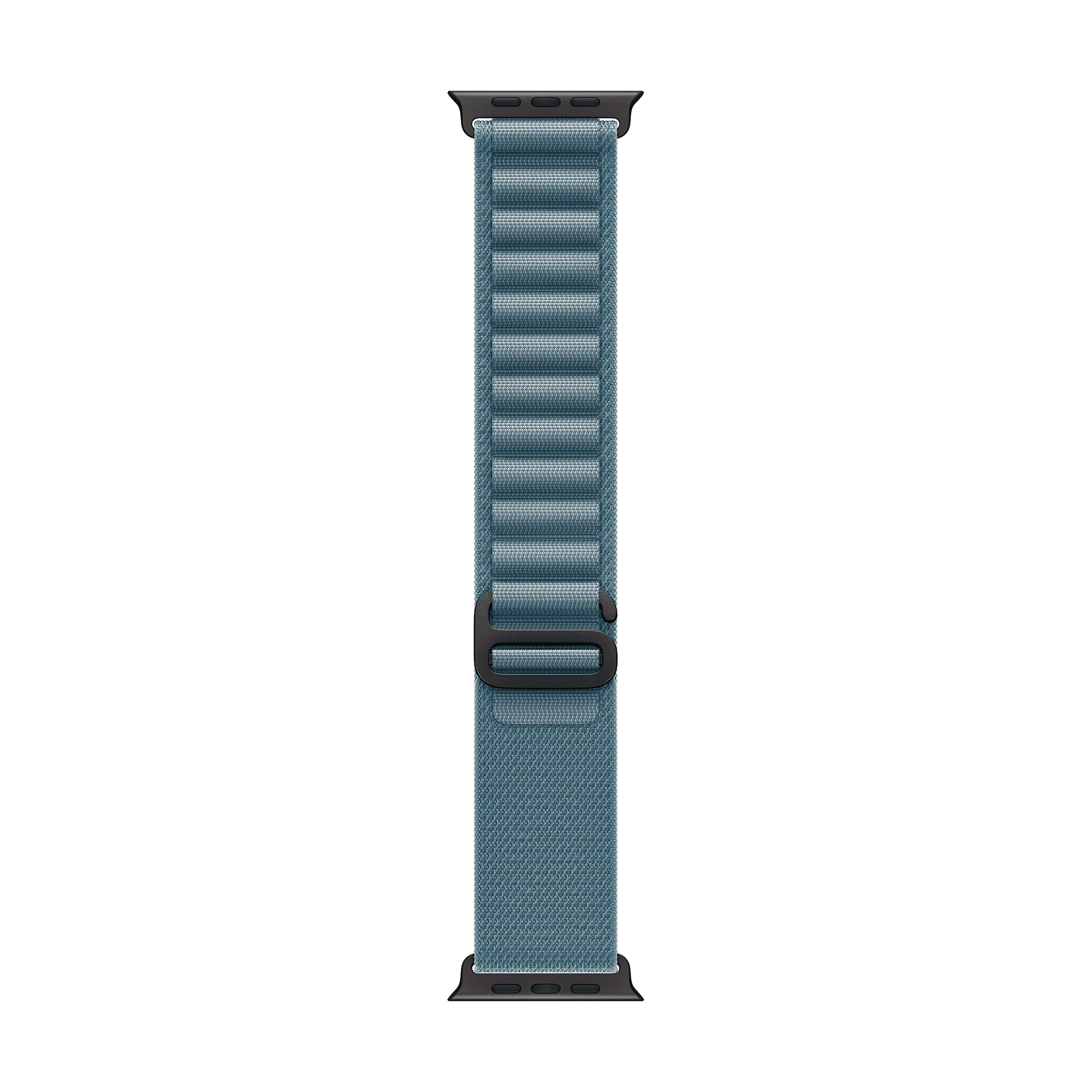 Apple Polyester, Spandex & Black Titanium Alpine Loop for Apple (44mm / 45mm / 46mm / 49mm, Large) (High-Strength Yarns, Light Blue) Apple Polyester, Spandex & Black Titanium Alpine Loop for Apple (44mm / 45mm / 46mm / 49mm, Large) (High-Strength Yarns, Light Blue)_1