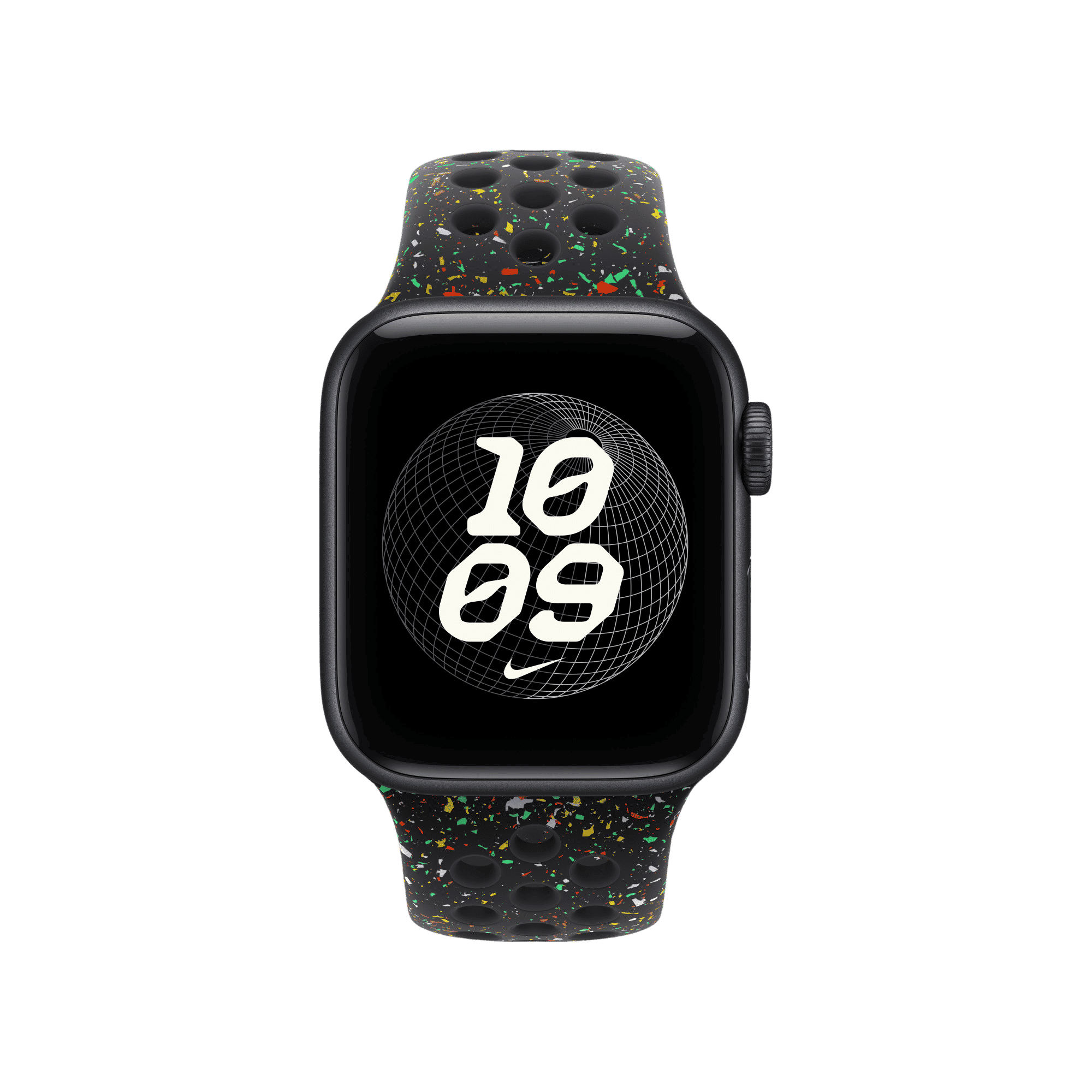 Apple Aluminium & Fluoroelastomer Nike Sport Band for Apple (38mm / 40mm / 41mm, S/M) (Strong & Durable, Midnight Black) Apple Aluminium & Fluoroelastomer Nike Sport Band for Apple (38mm / 40mm / 41mm, S/M) (Strong & Durable, Midnight Black)_4