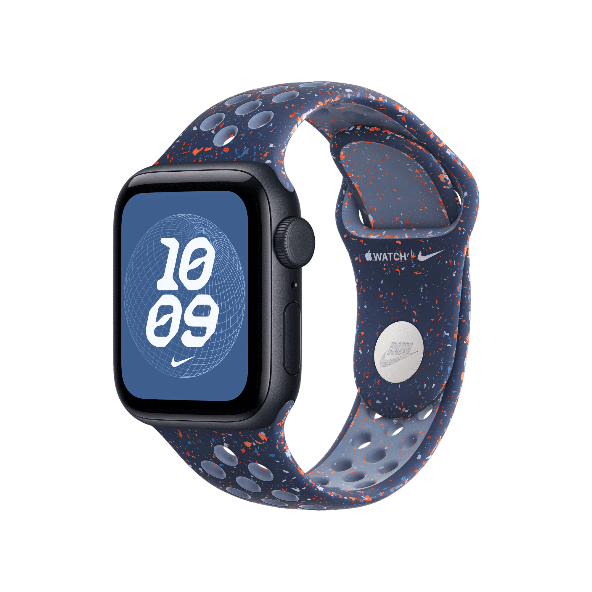 Apple Aluminium & Fluoroelastomer Nike Sport Band for Apple (38mm / 40mm / 41mm, S/M) (Strong & Durable, Blue Ribbon)_3