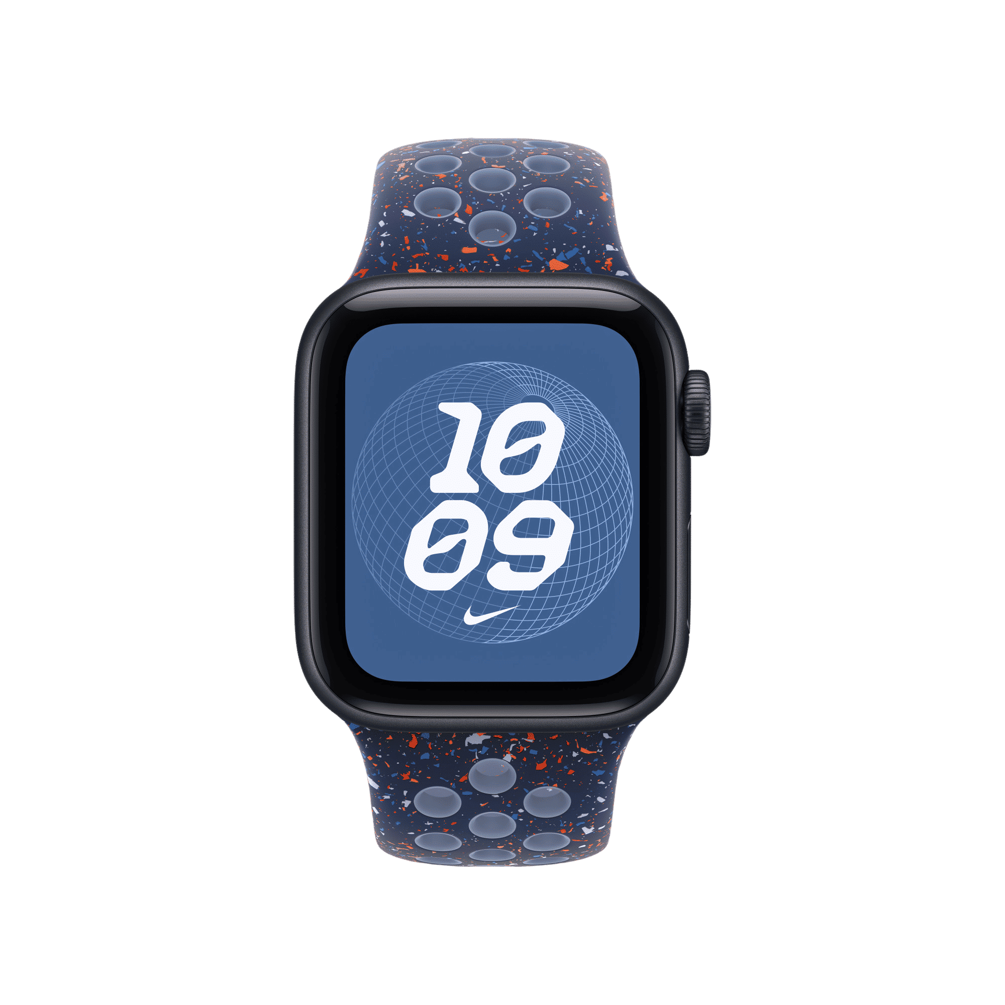 Apple Aluminium & Fluoroelastomer Nike Sport Band for Apple (38mm / 40mm / 41mm, S/M) (Strong & Durable, Blue Ribbon)_4