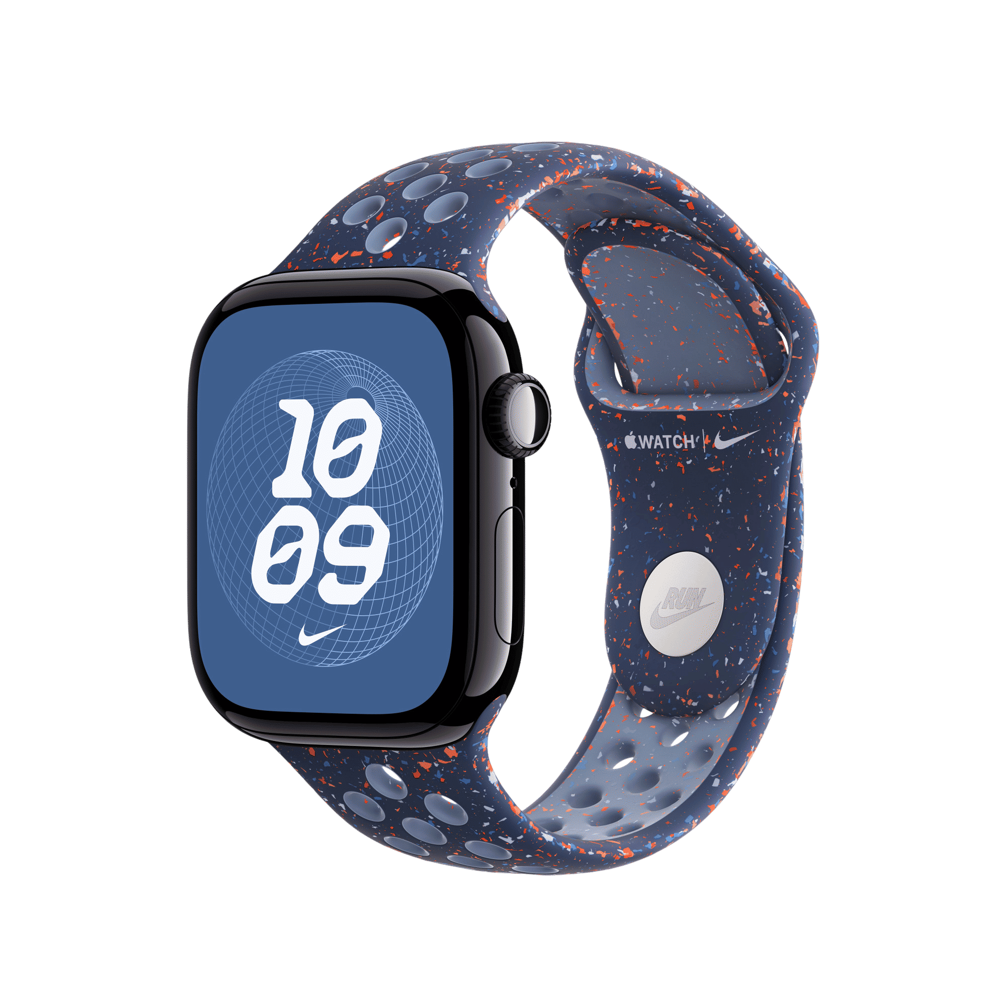 Apple Aluminium & Fluoroelastomer Nike Sport Band for Apple (38mm / 40mm / 41mm / 42mm, S/M) (Strong & Durable, Blue Ribbon)_3
