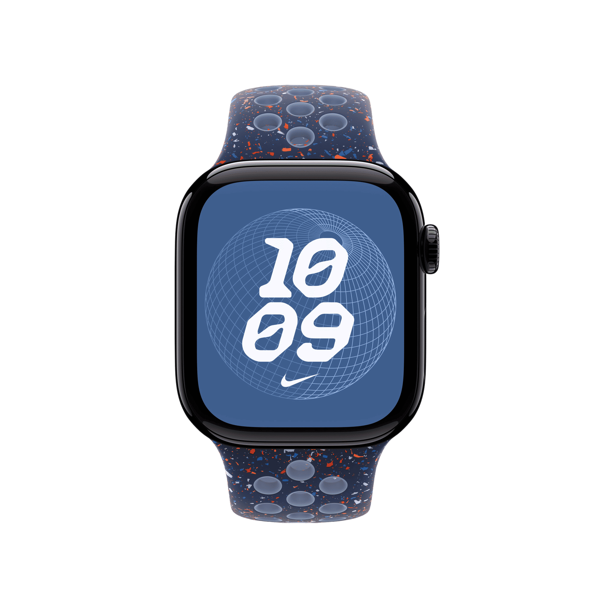 Apple Aluminium & Fluoroelastomer Nike Sport Band for Apple (38mm / 40mm / 41mm / 42mm, S/M) (Strong & Durable, Blue Ribbon)_4