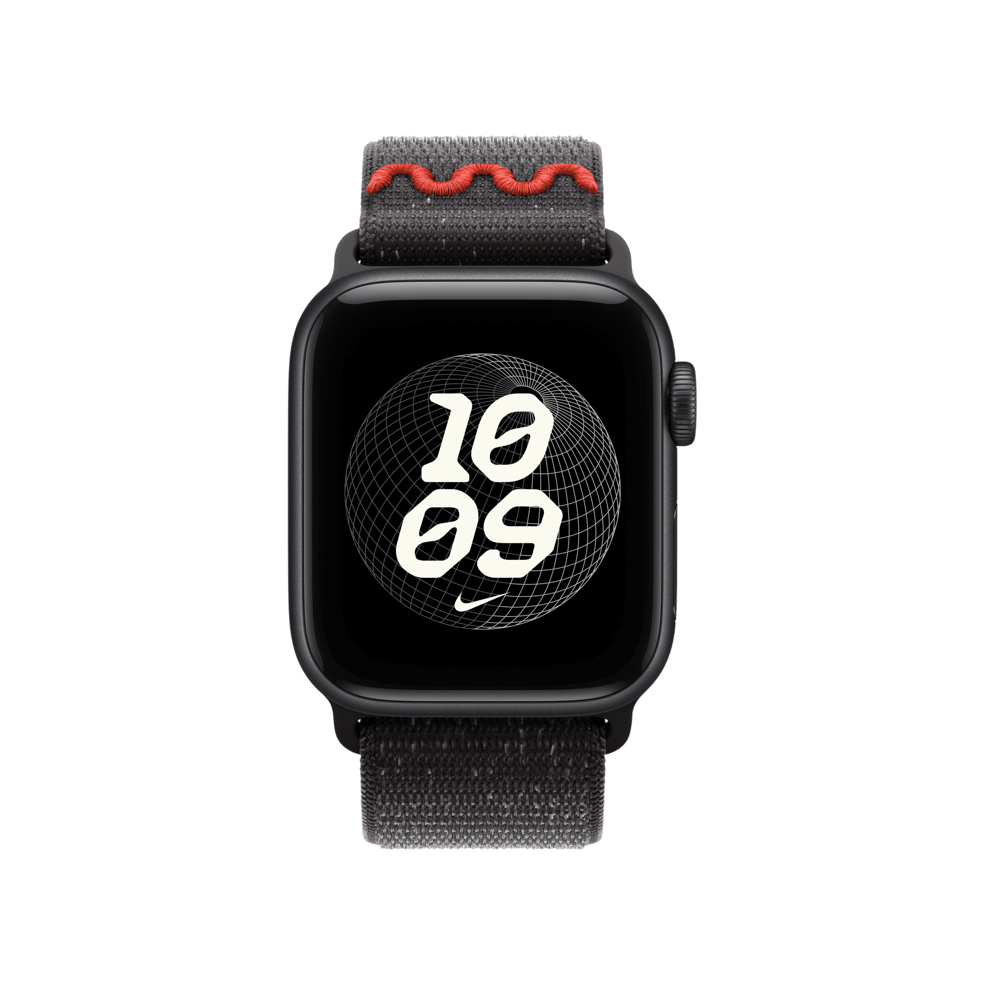 Apple Polyester, Spandex & Nylon Nike Sport Loop for Apple (38mm / 40mm / 41mm) (Hook & Loop Fastener, Midnight Black)_4