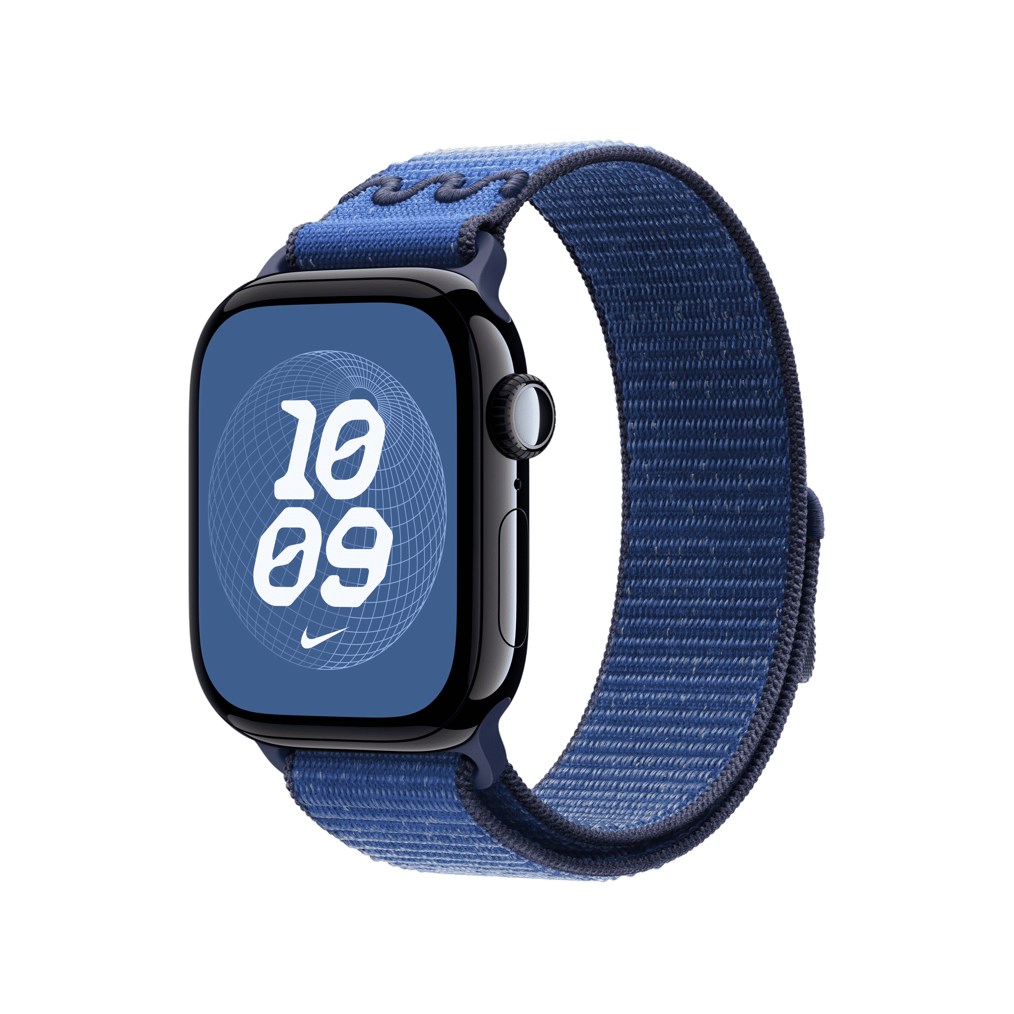 Apple Polyester, Spandex & Nylon Nike Sport Loop for Apple (38mm / 40mm / 41mm / 42mm) (Hook & Loop Fastener, Blue Ribbon)_3