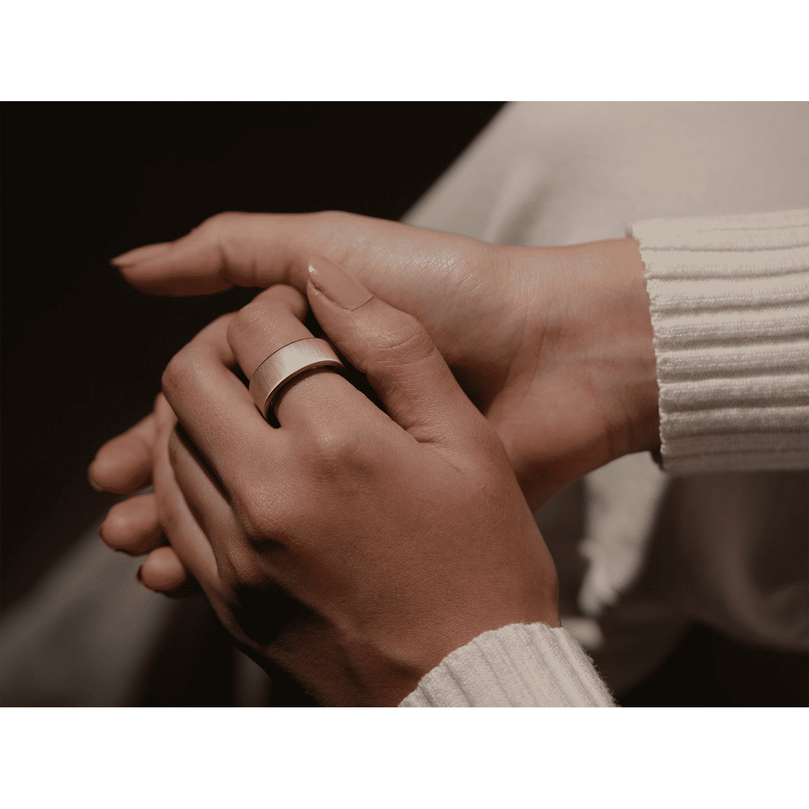 Ultrahuman Ring AIR Smart Ring with Activity Tracker (Size 9, Upto 100 Meter Water Resistant, Brushed Rose Gold)_5