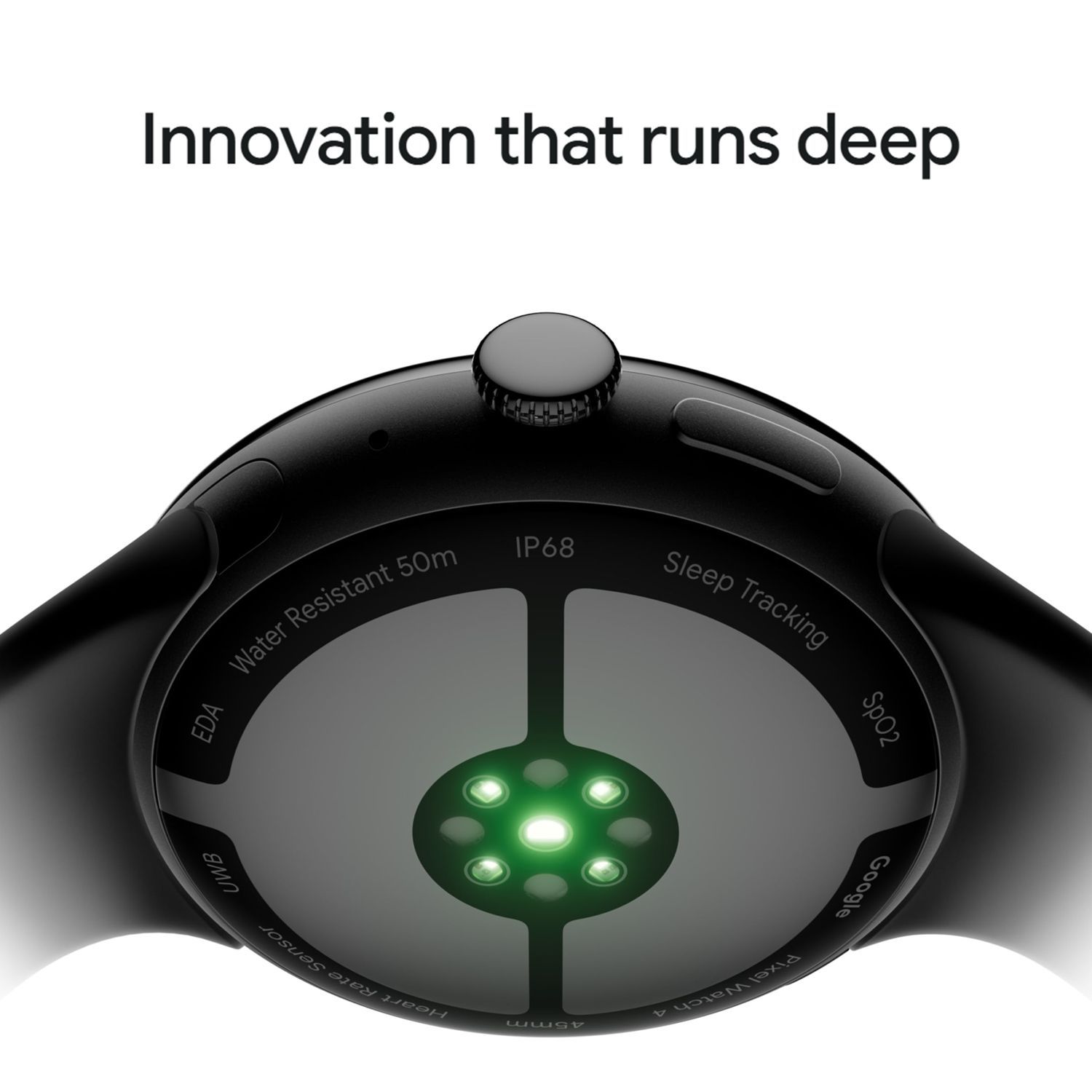 Google Pixel Watch 4 Wi-Fi+Bluetooth Wear OS 6.0 Smartwatch (41mm AMOLED LTPO Display, Qualcomm Snapdragon W5 Gen 2 Cortex-M55, Health Tracking Insights, Obsidian Active Band)_7