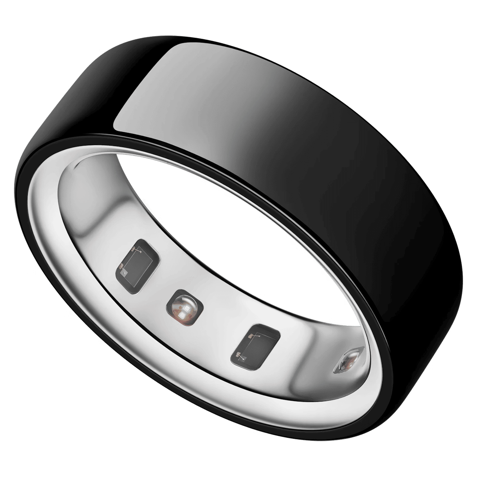 Oura Ring 4 Smart Ring with Activity Tracker (Size 12, Smart Sensing Technology, Black)_1