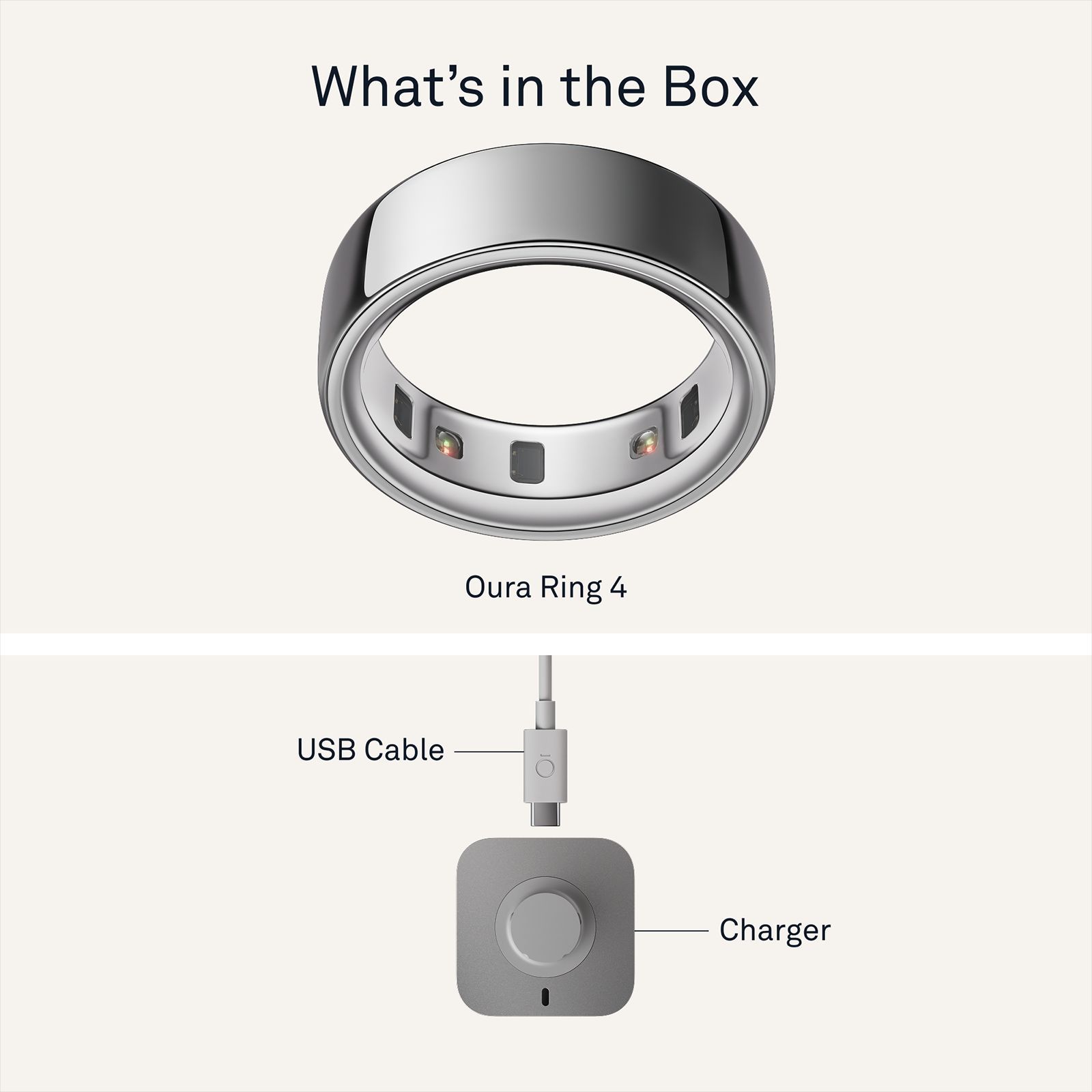 Oura Ring 4 Smart Ring with Activity Tracker (Buy Sizing Kit First, Size 4, Smart Sensing Technology, Silver)_9