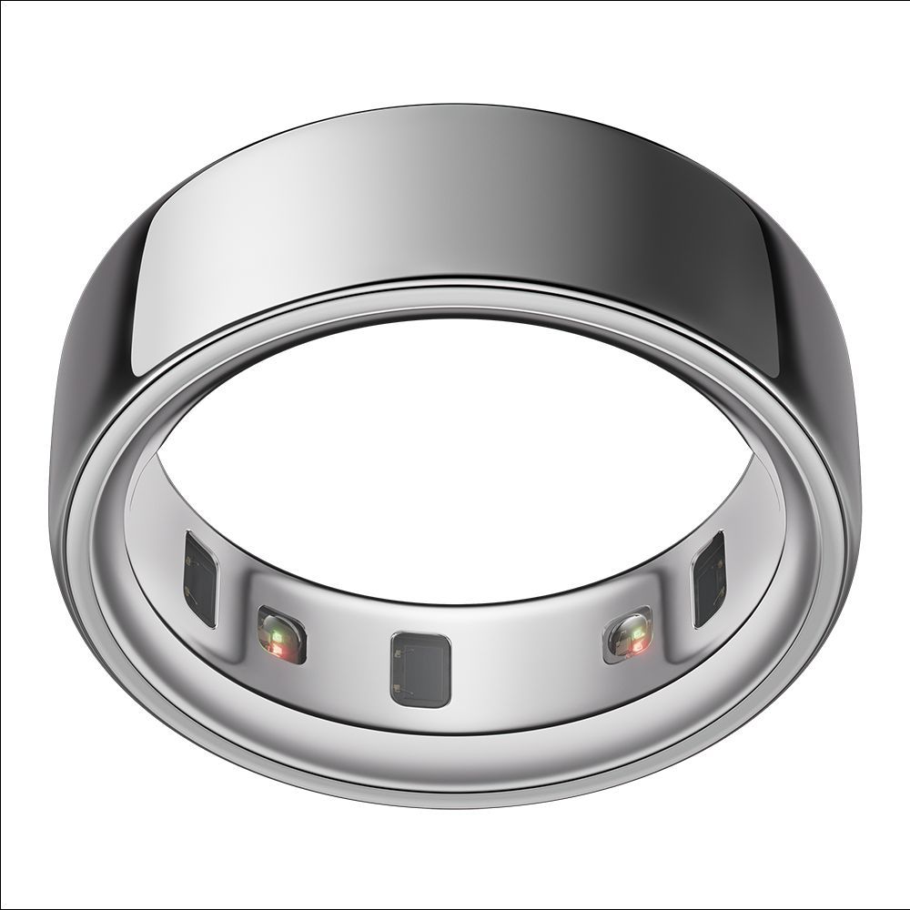 Oura Ring 4 Smart Ring with Activity Tracker (Buy Sizing Kit First, Size 7, Smart Sensing Technology, Silver)_1