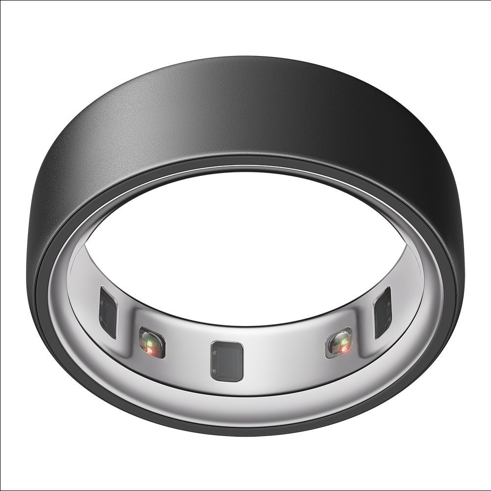 Oura Ring 4 Smart Ring with Activity Tracker (Buy Sizing Kit First, Size 6, Smart Sensing Technology, Stealth Black)_1