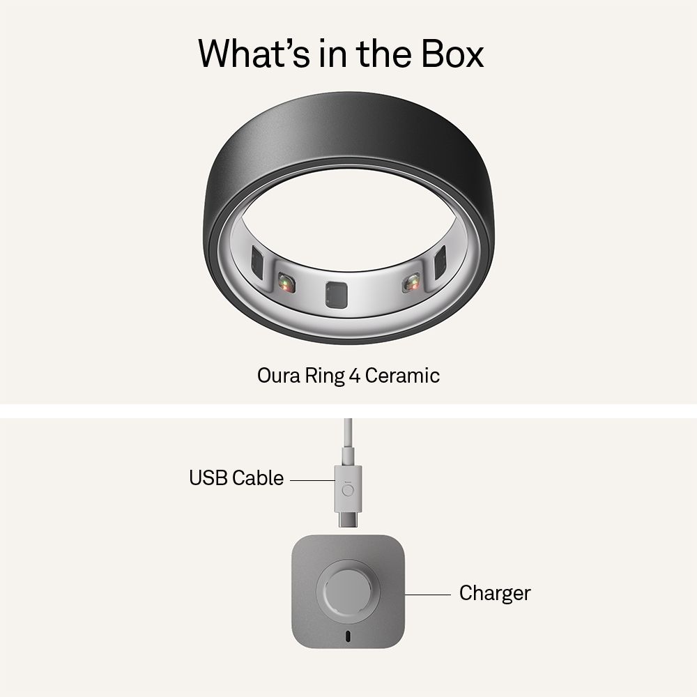 Oura Ring 4 Smart Ring with Activity Tracker (Buy Sizing Kit First, Size 10, Smart Sensing Technology, Stealth Black)_9
