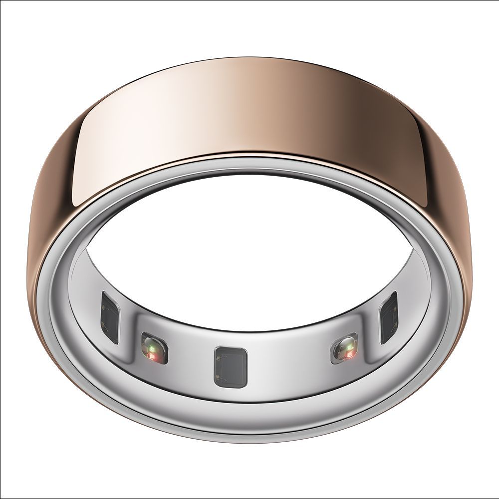 Oura Ring 4 Smart Ring with Activity Tracker (Buy Sizing Kit First, Size 6, Smart Sensing Technology, Rose Gold)_1