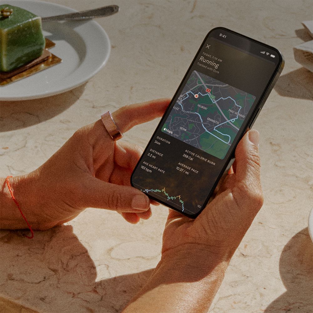 Oura Ring 4 Smart Ring with Activity Tracker (Buy Sizing Kit First, Size 8, Smart Sensing Technology, Rose Gold)_7