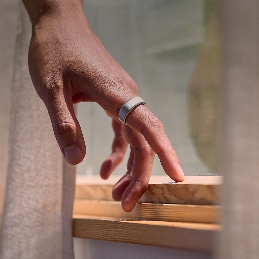 Oura Ring 4 Smart Ring with Activity Tracker (Buy Sizing Kit First, Size 14, Smart Sensing Technology, Brushed Silver)_7