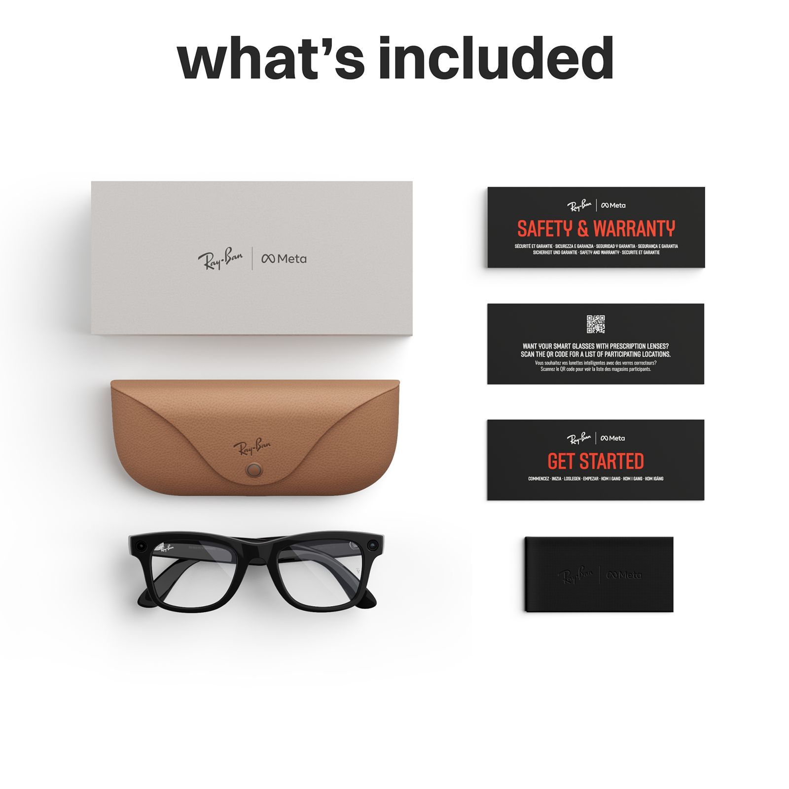 Ray-Ban Meta Wayfarer (Gen 1) Meta AI Glasses (12MP Ultra-Wide Camera, AI Voice Assistant, Open-ear Audio, Live Translation, Clear Polarised Lenses, Standard, Shiny Black)_7