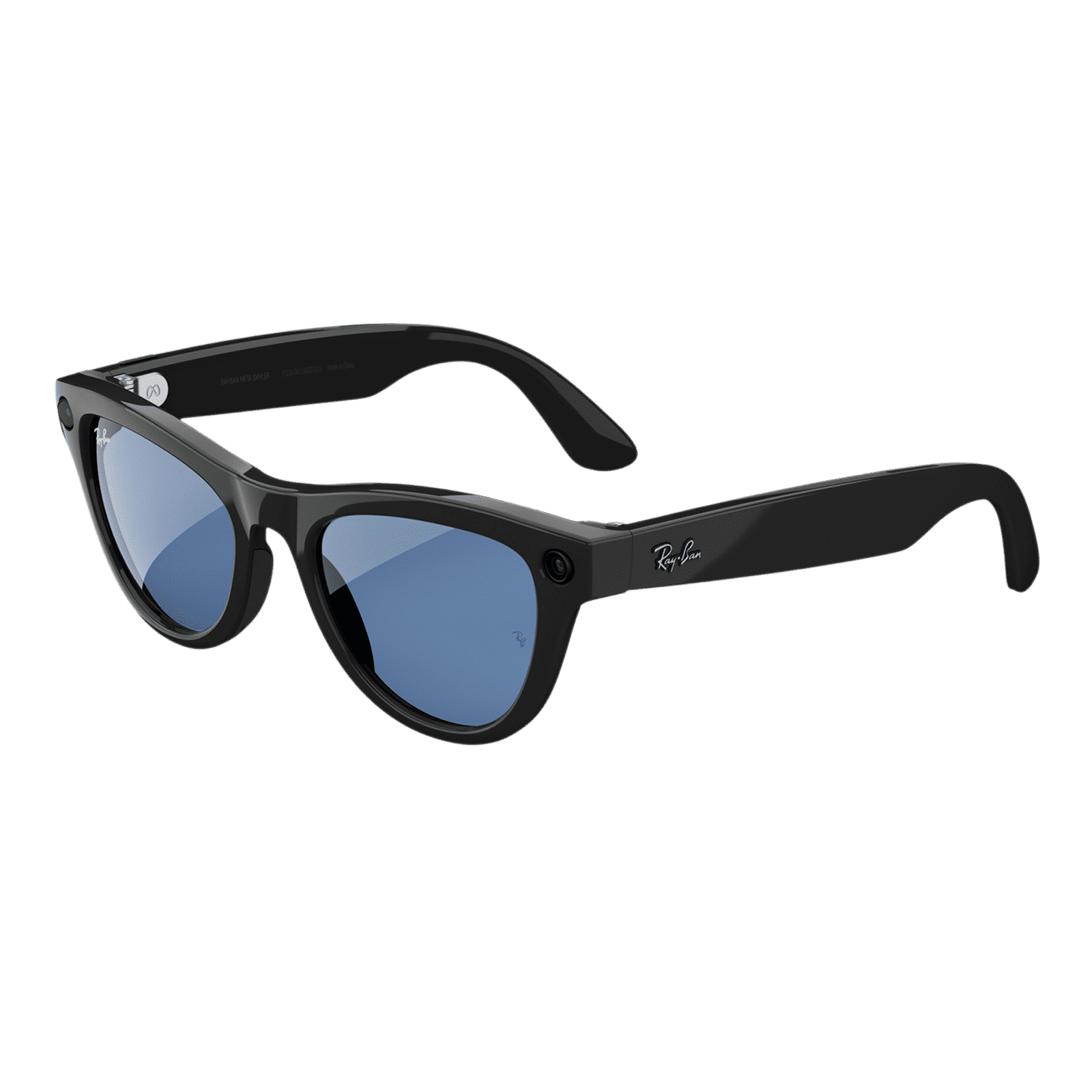 Ray-Ban Meta Skyler (Gen 1) Meta AI Glasses (12MP Ultra-Wide Camera, AI Voice Assistant, Open-ear Audio, Live Translation, Blue Polarised Lenses, Standard, Shiny Black) Ray-Ban Meta Skyler (Gen 1) Meta AI Glasses (12MP Ultra-Wide Camera, AI Voice Assistant, Open-ear Audio, Live Translation, Blue Polarised Lenses, Standard, Shiny Black)_1