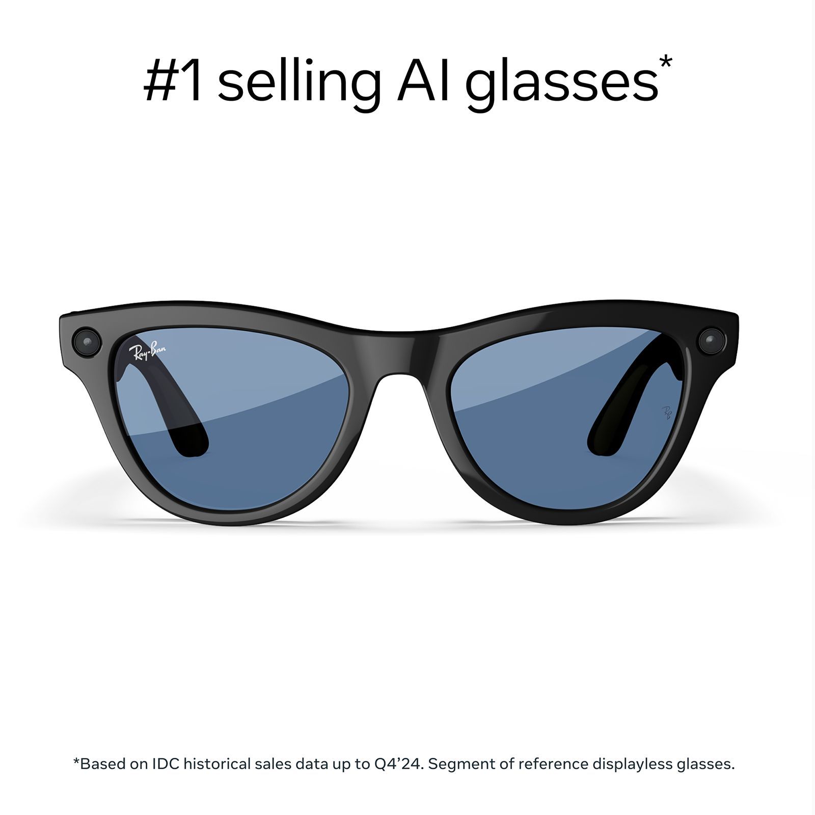 Ray-Ban Meta Skyler (Gen 1) Meta AI Glasses (12MP Ultra-Wide Camera, AI Voice Assistant, Open-ear Audio, Live Translation, Blue Polarised Lenses, Standard, Shiny Black) Ray-Ban Meta Skyler (Gen 1) Meta AI Glasses (12MP Ultra-Wide Camera, AI Voice Assistant, Open-ear Audio, Live Translation, Blue Polarised Lenses, Standard, Shiny Black)_2