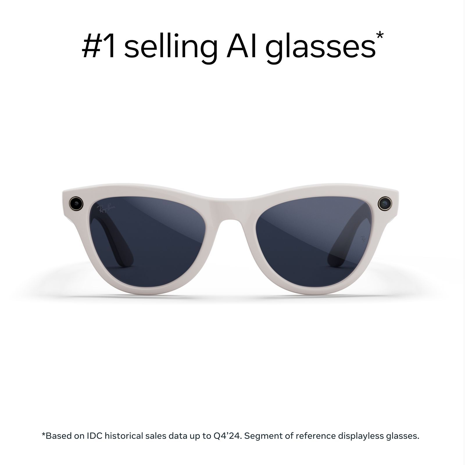 Ray-Ban Meta Skyler (Gen 1) Meta AI Glasses (12MP Ultra-Wide Camera, AI Voice Assistant, Open-ear Audio, Live Translation, Grey Polarised Lenses, Standard, Shiny Chalky Gray) Ray-Ban Meta Skyler (Gen 1) Meta AI Glasses (12MP Ultra-Wide Camera, AI Voice Assistant, Open-ear Audio, Live Translation, Grey Polarised Lenses, Standard, Shiny Chalky Gray)_2