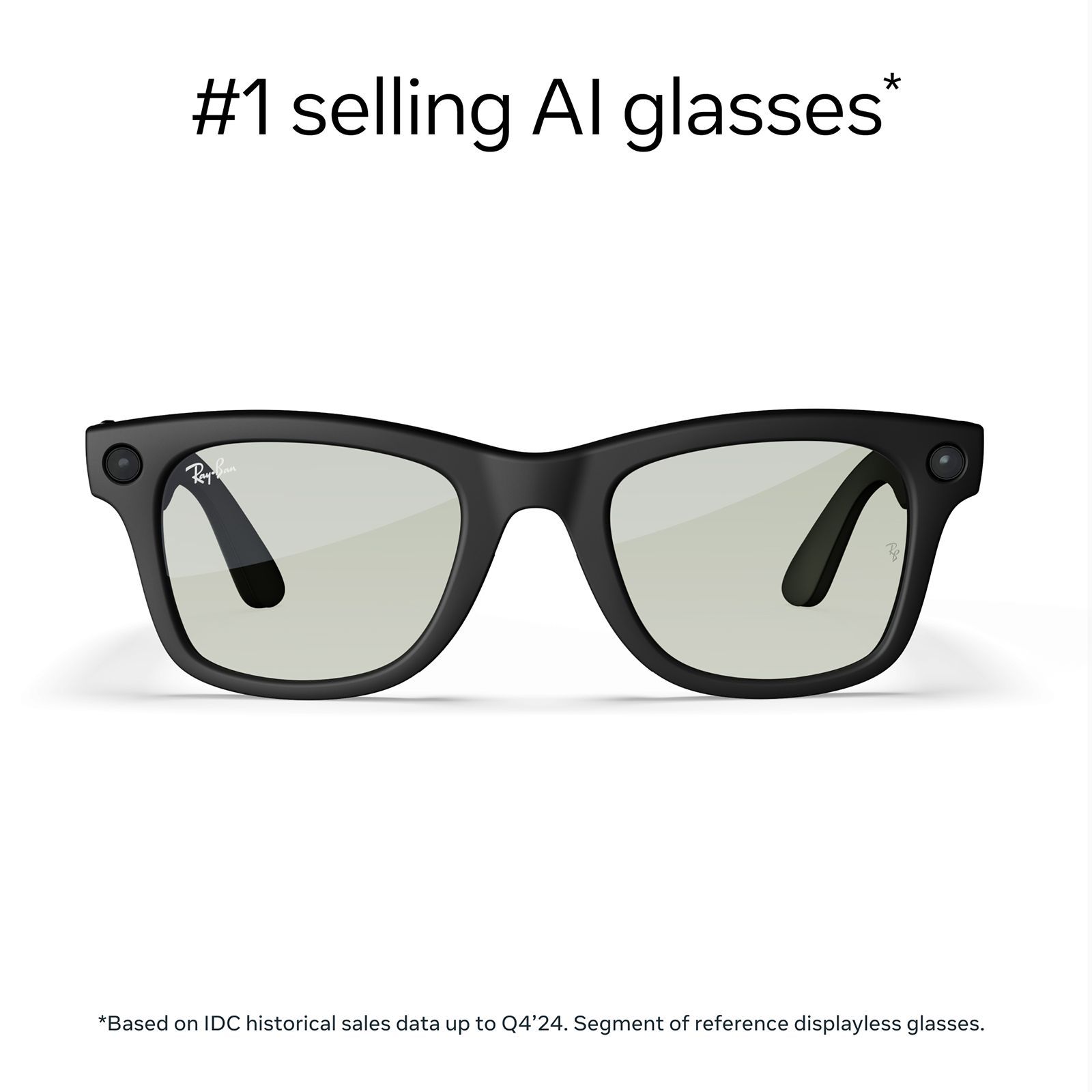 Ray-Ban Meta Wayfarer (Gen 1) Meta AI Glasses (12MP Ultra-Wide Camera, AI Voice Assistant, Open-ear Audio, Live Translation, Transitions Graphite Green Lenses, Standard, Matte Black) Ray-Ban Meta Wayfarer (Gen 1) Meta AI Glasses (12MP Ultra-Wide Camera, AI Voice Assistant, Open-ear Audio, Live Translation, Transitions Graphite Green Lenses, Standard, Matte Black)_2