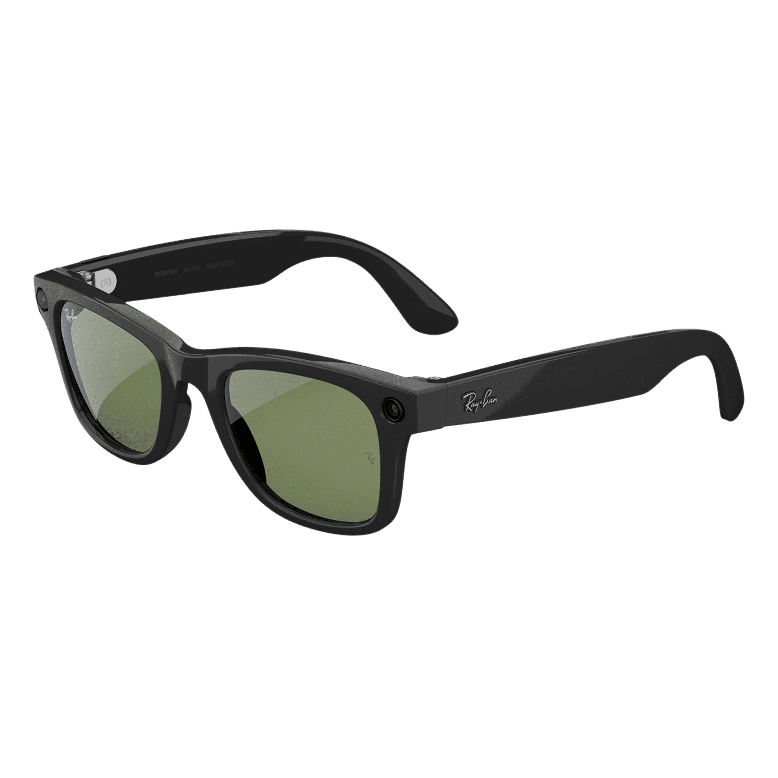 Ray-Ban Meta Wayfarer (Gen 2) Meta AI Glasses (12MP Ultra-Wide Camera, AI Voice Assistant, Open-ear Audio, Live Translation, Green Lenses, Standard, Shiny Black) Ray-Ban Meta Wayfarer (Gen 2) Meta AI Glasses (12MP Ultra-Wide Camera, AI Voice Assistant, Open-ear Audio, Live Translation, Green Lenses, Standard, Shiny Black)_1