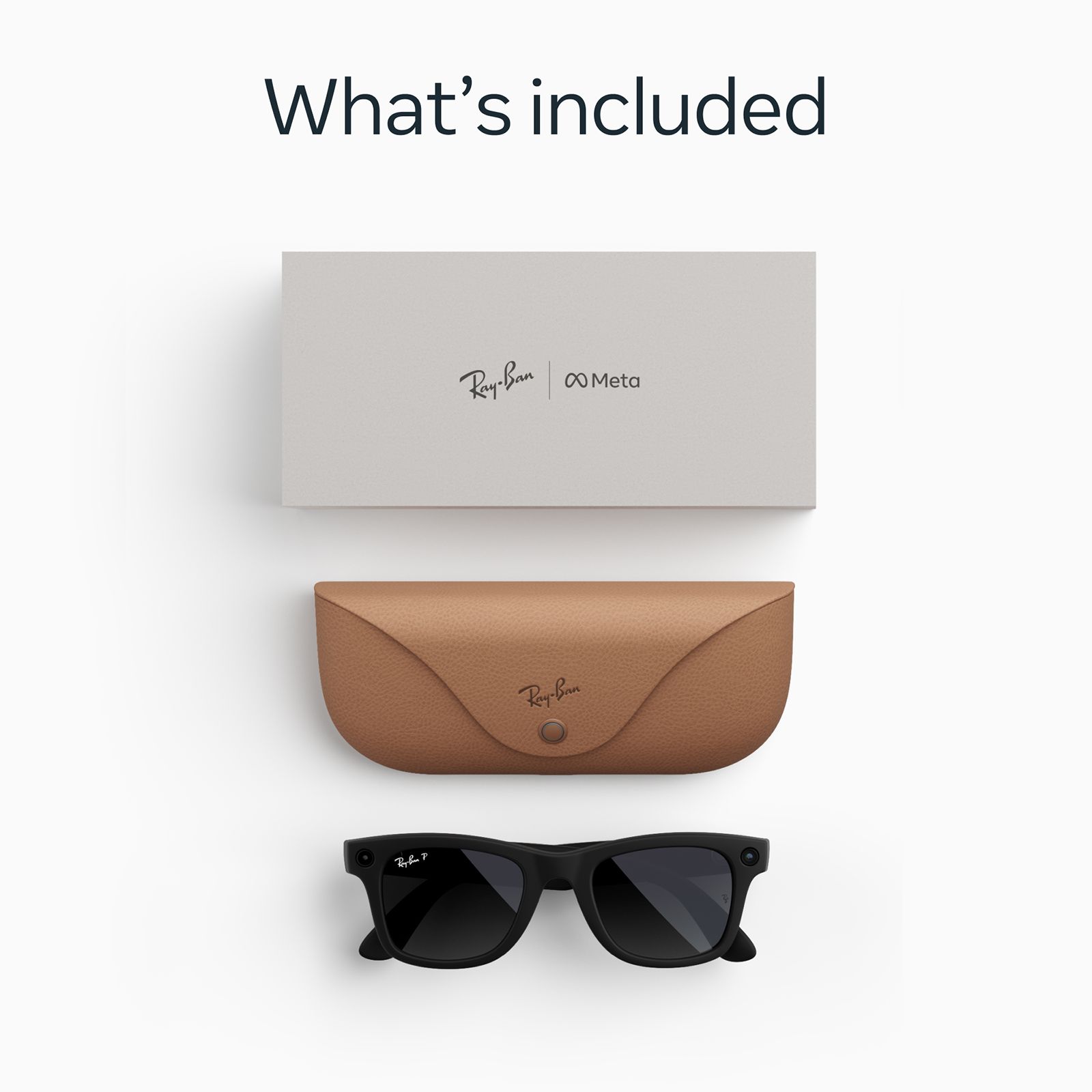 Ray-Ban Meta Wayfarer (Gen 2) Meta AI Glasses (12MP Ultra-Wide Camera, AI Voice Assistant, Open-ear Audio, Live Translation, Gradient Graphite Polarised Lenses, Standard, Matte Black)_6