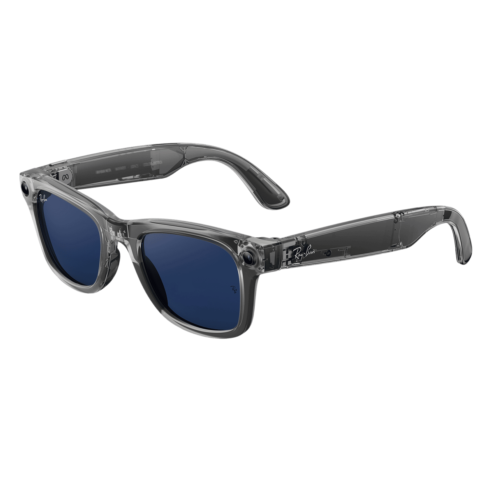 Ray-Ban Meta Wayfarer (Gen 2) Meta AI Glasses (12MP Ultra-Wide Camera, AI Voice Assistant, Open-ear Audio, Live Translation, Transitions Sapphire Lenses, Standard, Grey) Ray-Ban Meta Wayfarer (Gen 2) Meta AI Glasses (12MP Ultra-Wide Camera, AI Voice Assistant, Open-ear Audio, Live Translation, Transitions Sapphire Lenses, Standard, Grey)_1