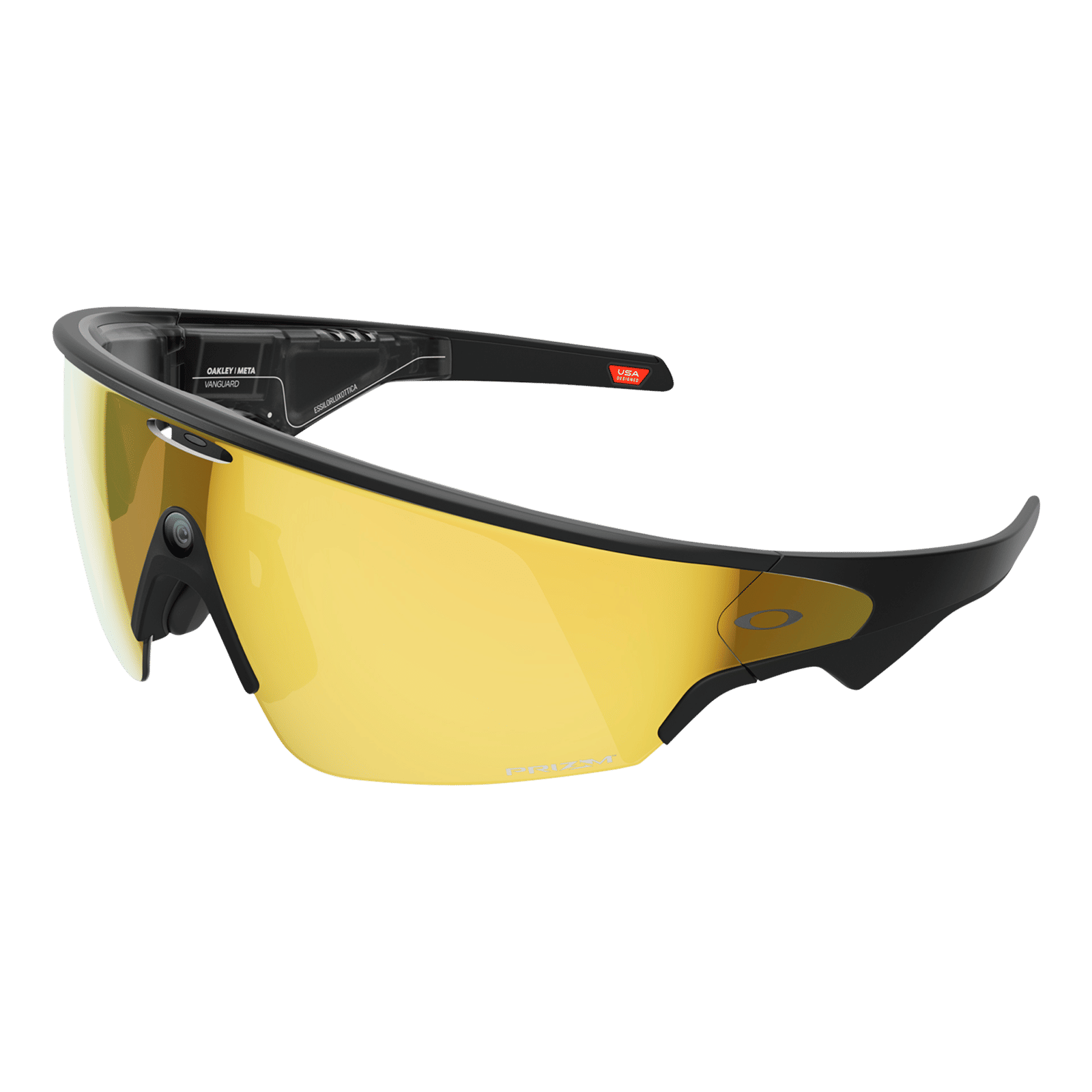 Oakley Meta Vanguard Meta AI Glasses (12MP Ultra-Wide Camera, AI Voice Assistant, Open-ear Audio, Live Translation, Prizm 24K, Standard, Matte Black) Oakley Meta Vanguard Meta AI Glasses (12MP Ultra-Wide Camera, AI Voice Assistant, Open-ear Audio, Live Translation, Prizm 24K, Standard, Matte Black)_1